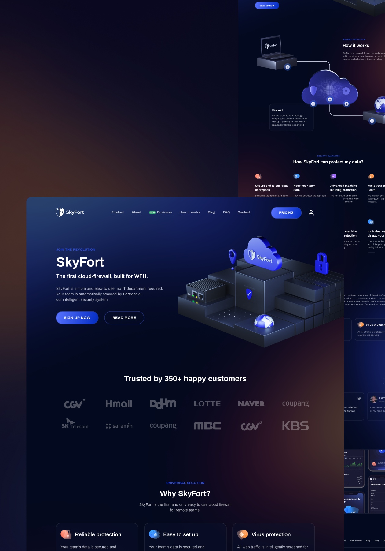 SkyFort – Security Firewall website - Website Development - Photo 11