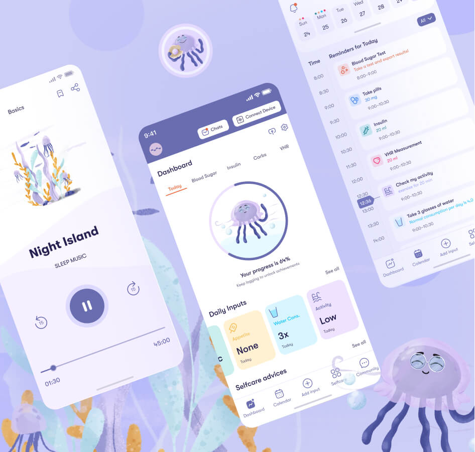 Neap – mental health mobile app for diabetics - image cover