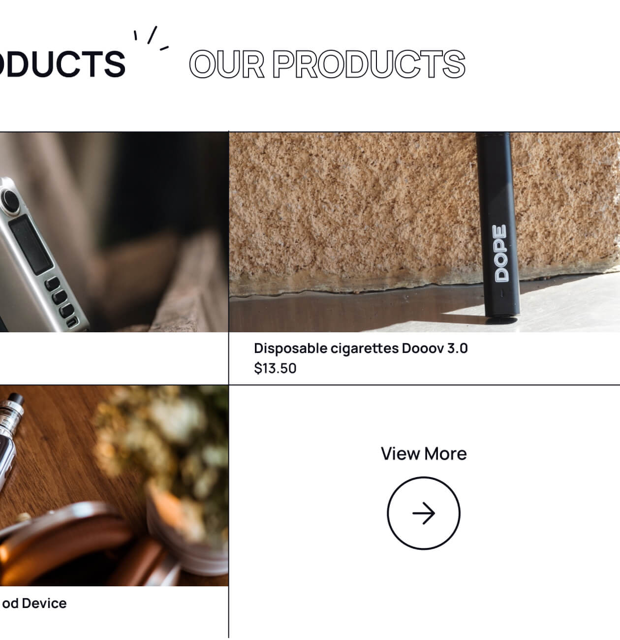 E-sito di e-commerce di sigarette - Website Development - Photo 3