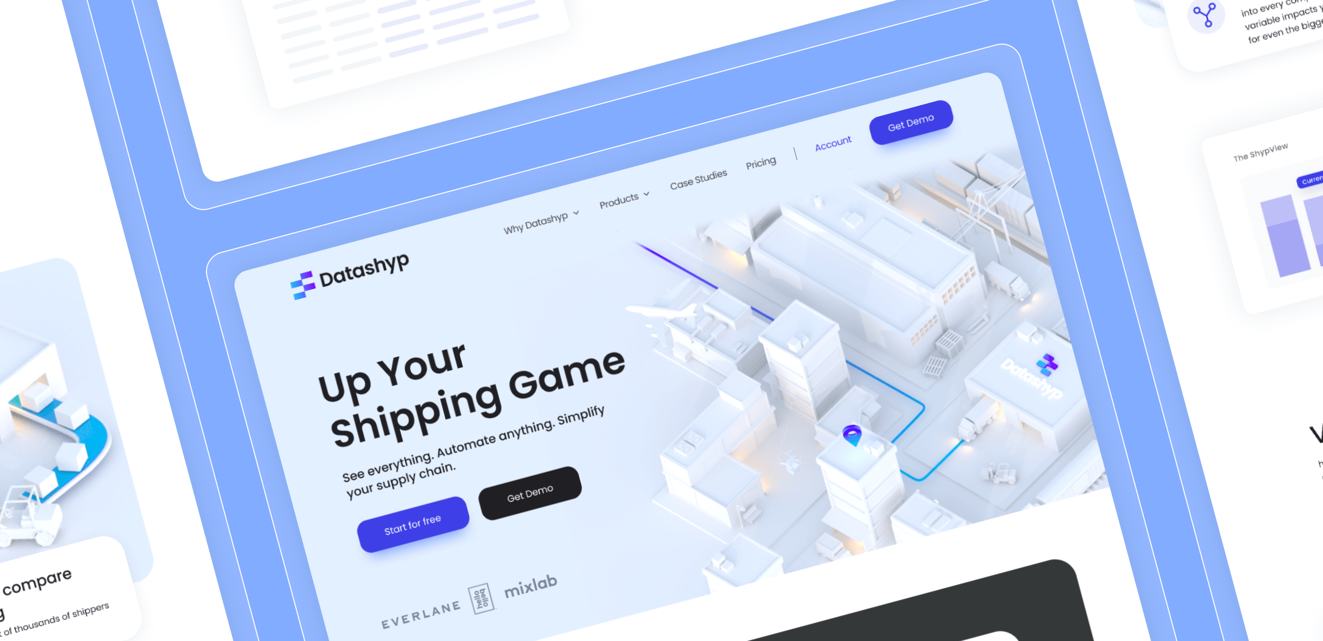 Datashyp – shipping management SaaS platform - Website Development - Photo 1