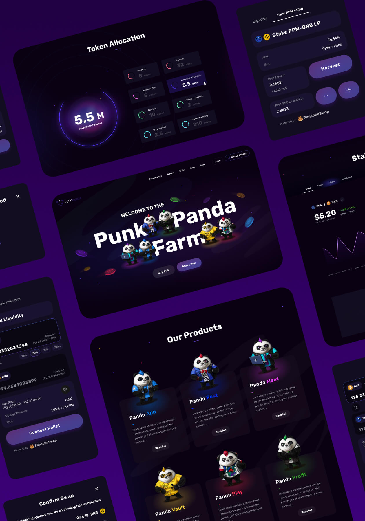PunkPanda – PPM Stake and farm platform - Website Development - Photo 13