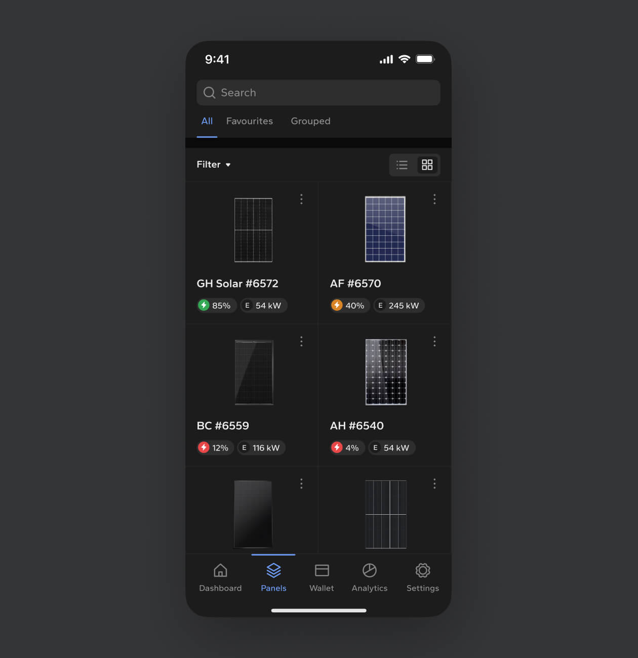 Ectopanel – I pannelli solari controllano l’app mobile - Website Development - Photo 2