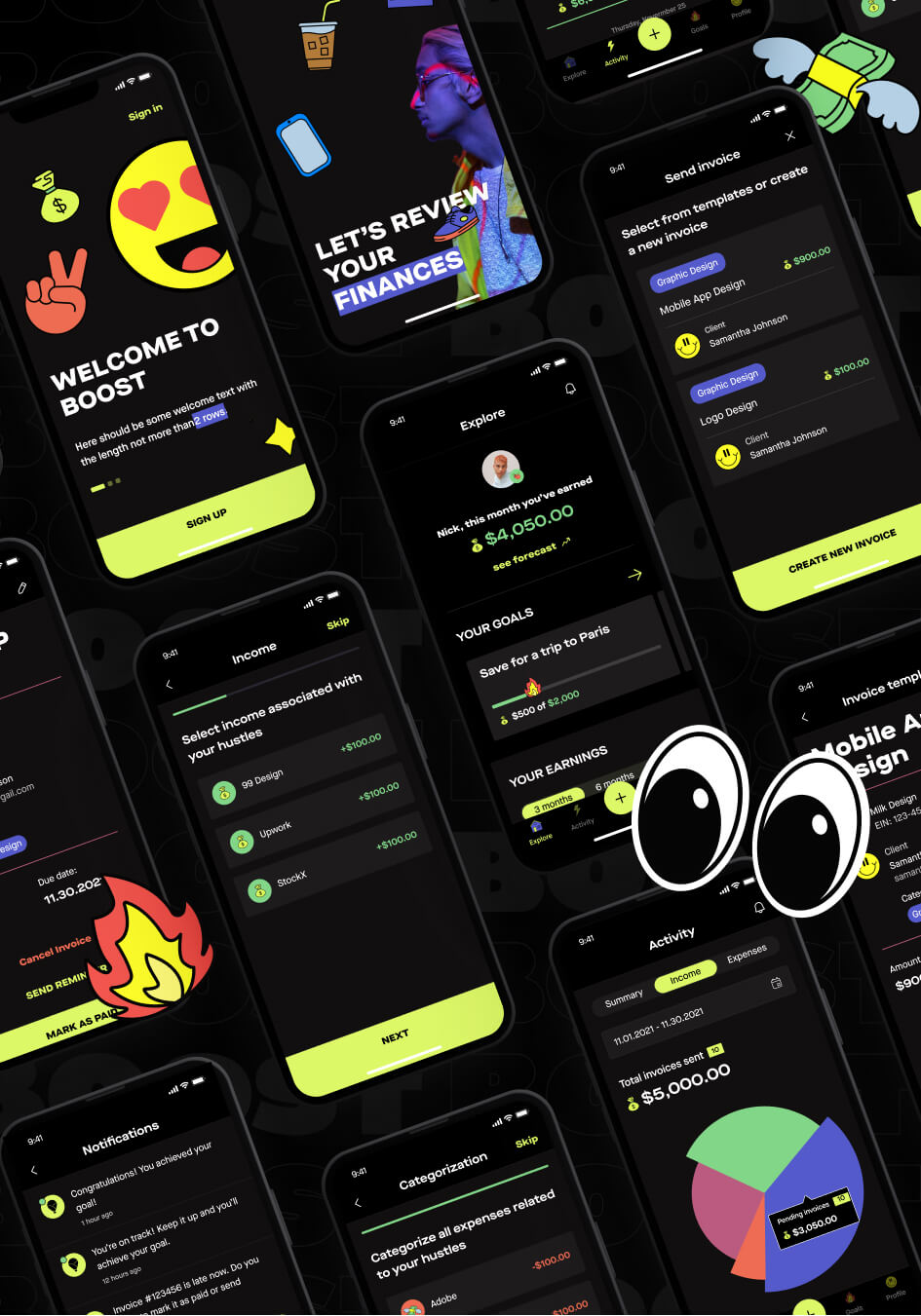 BOOST – Income tracker mobile app for freelancers - image cover
