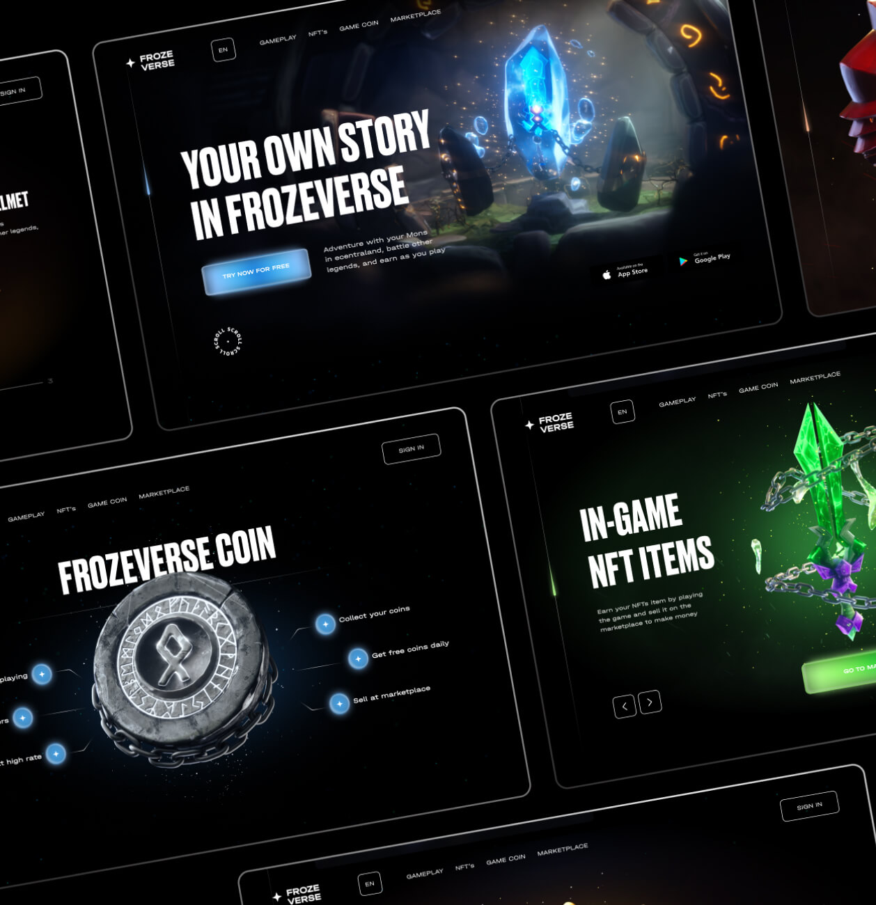 Frozeverse – Metaverse VR game - Website Development - Photo 19