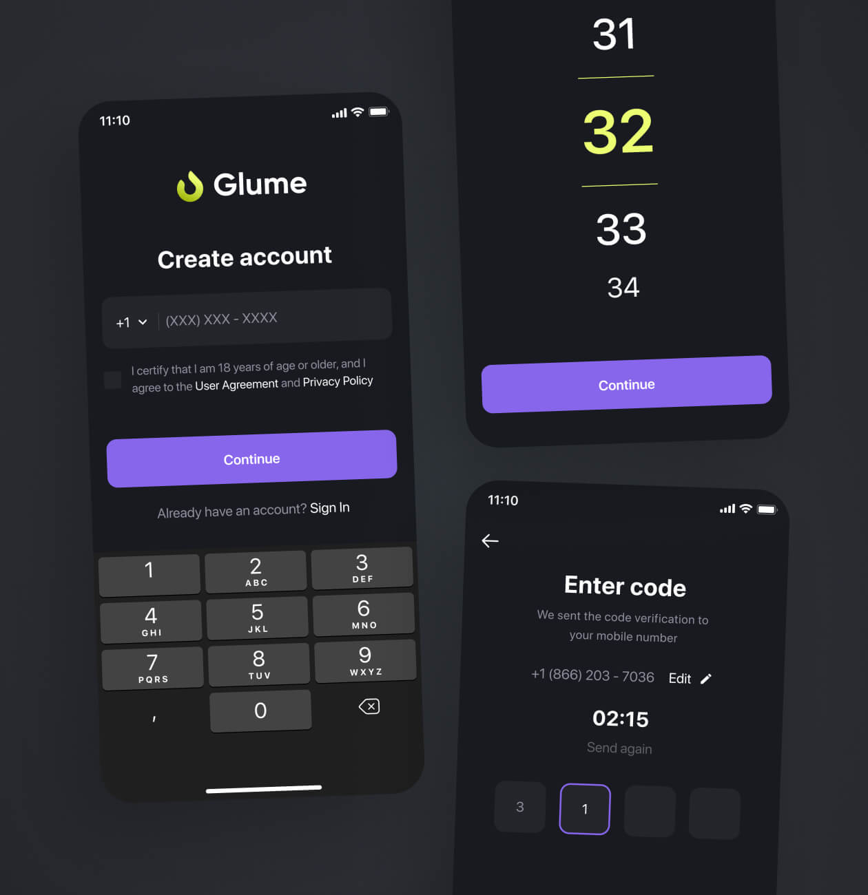 Glume – healthcare mobile app for diabetics - Website Development - Photo 10