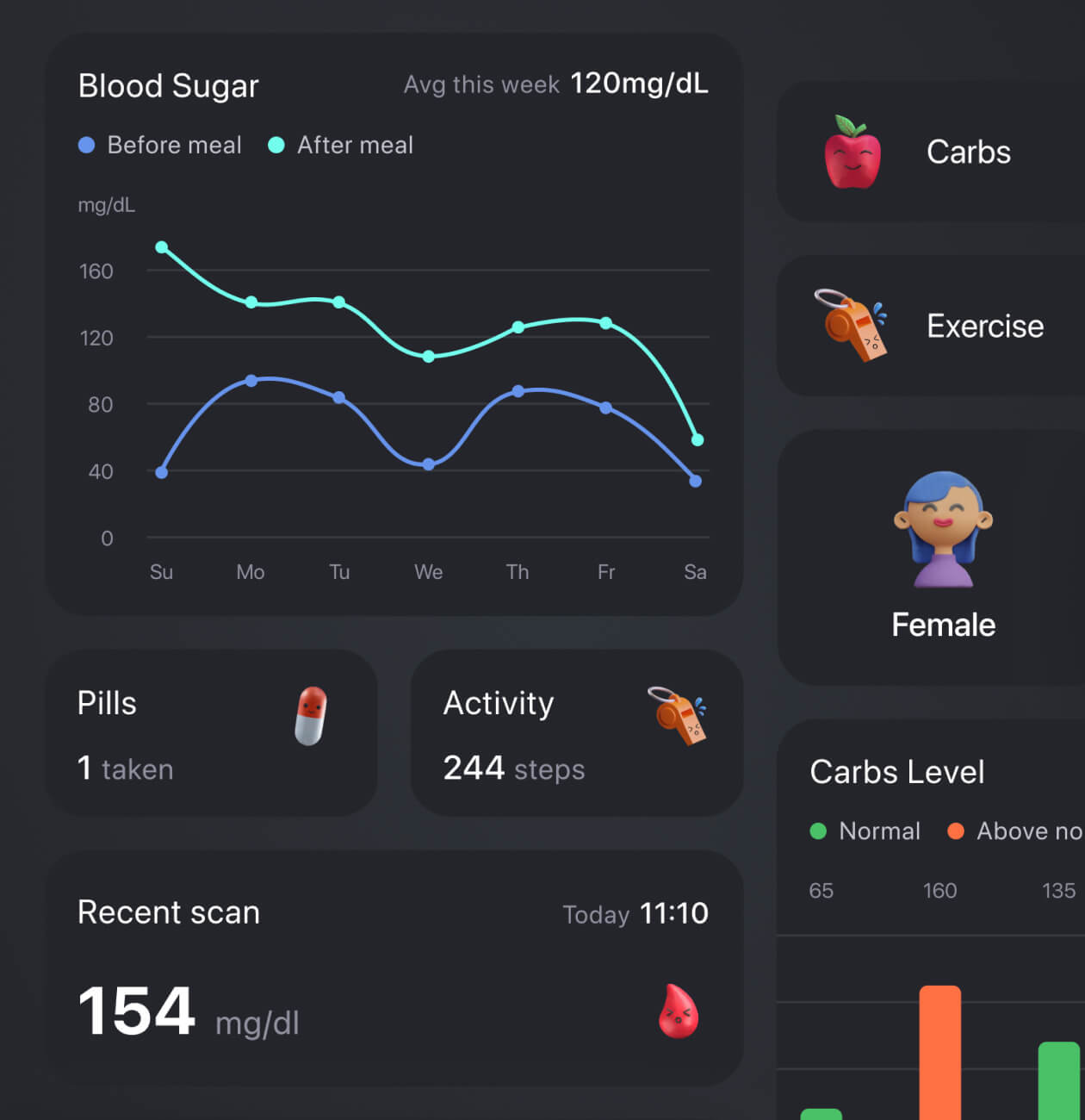 Glume – healthcare mobile app for diabetics - Website Development - Photo 12