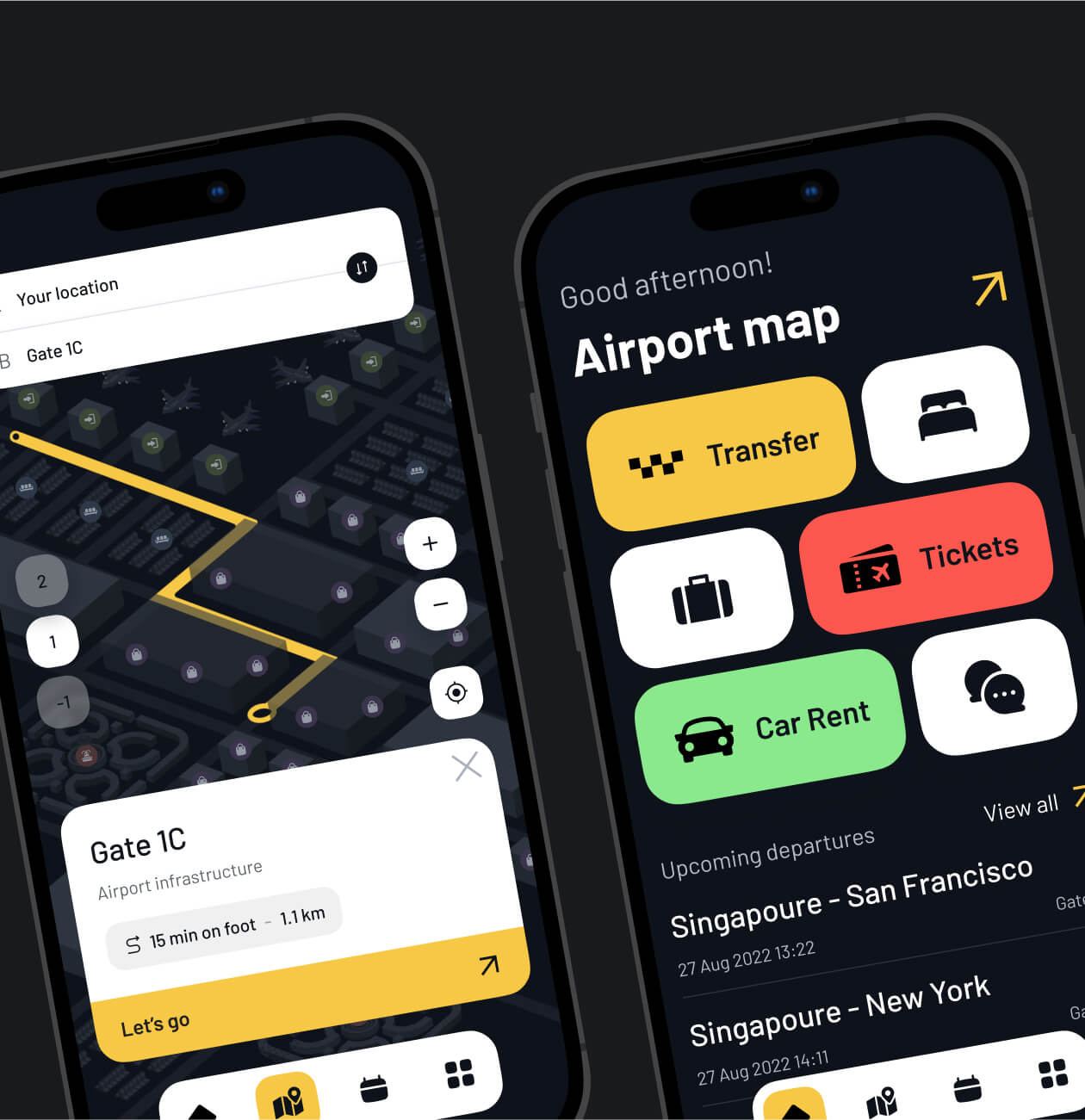 Sinport – Singapore Airport navigation app - Website Development - Photo 9