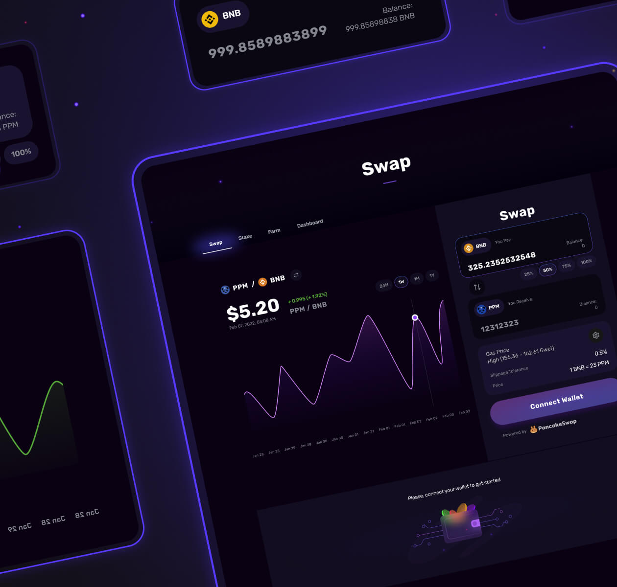 Punk Panda – Swap, Stake, and Farming platform - Website Development - Photo 3