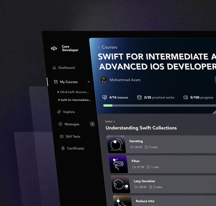 Core Developer – the platform for learning how to program - image cover