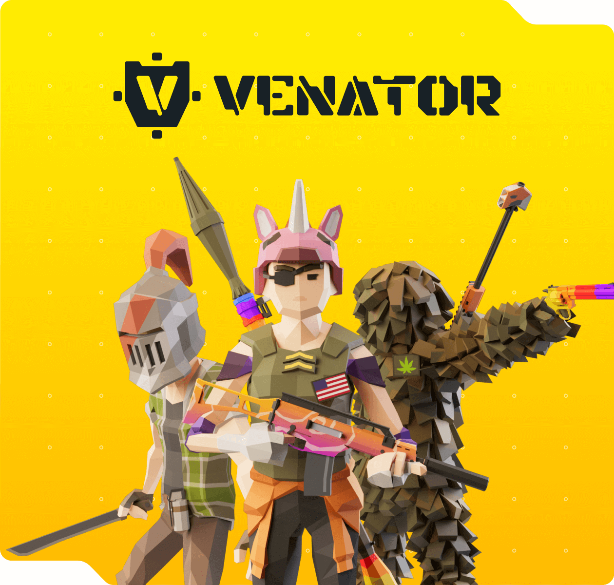 VENATOR – Branding for a futuristic crypto game - image cover