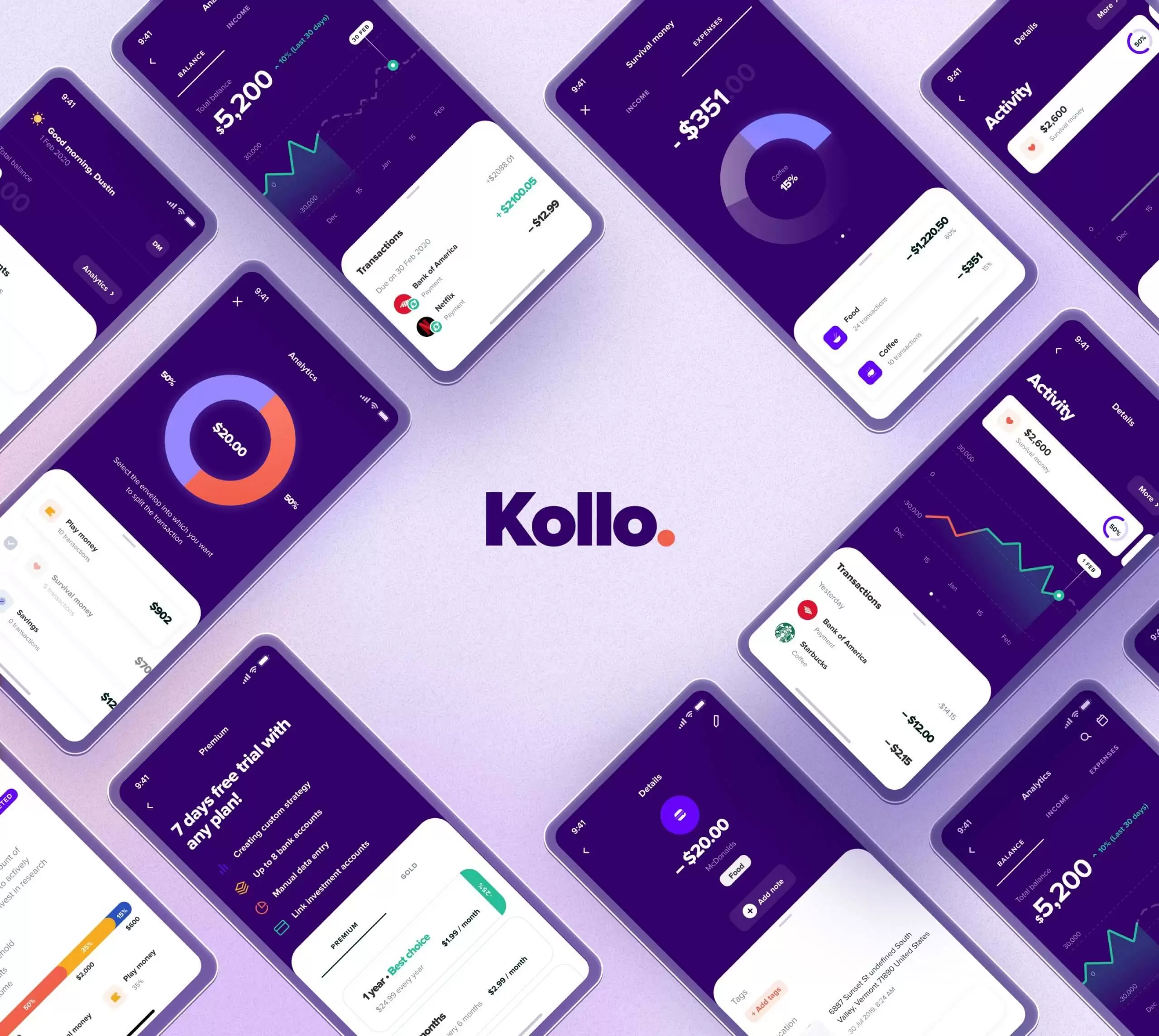 Kollo – financial mobile app - Website Development - Photo 5