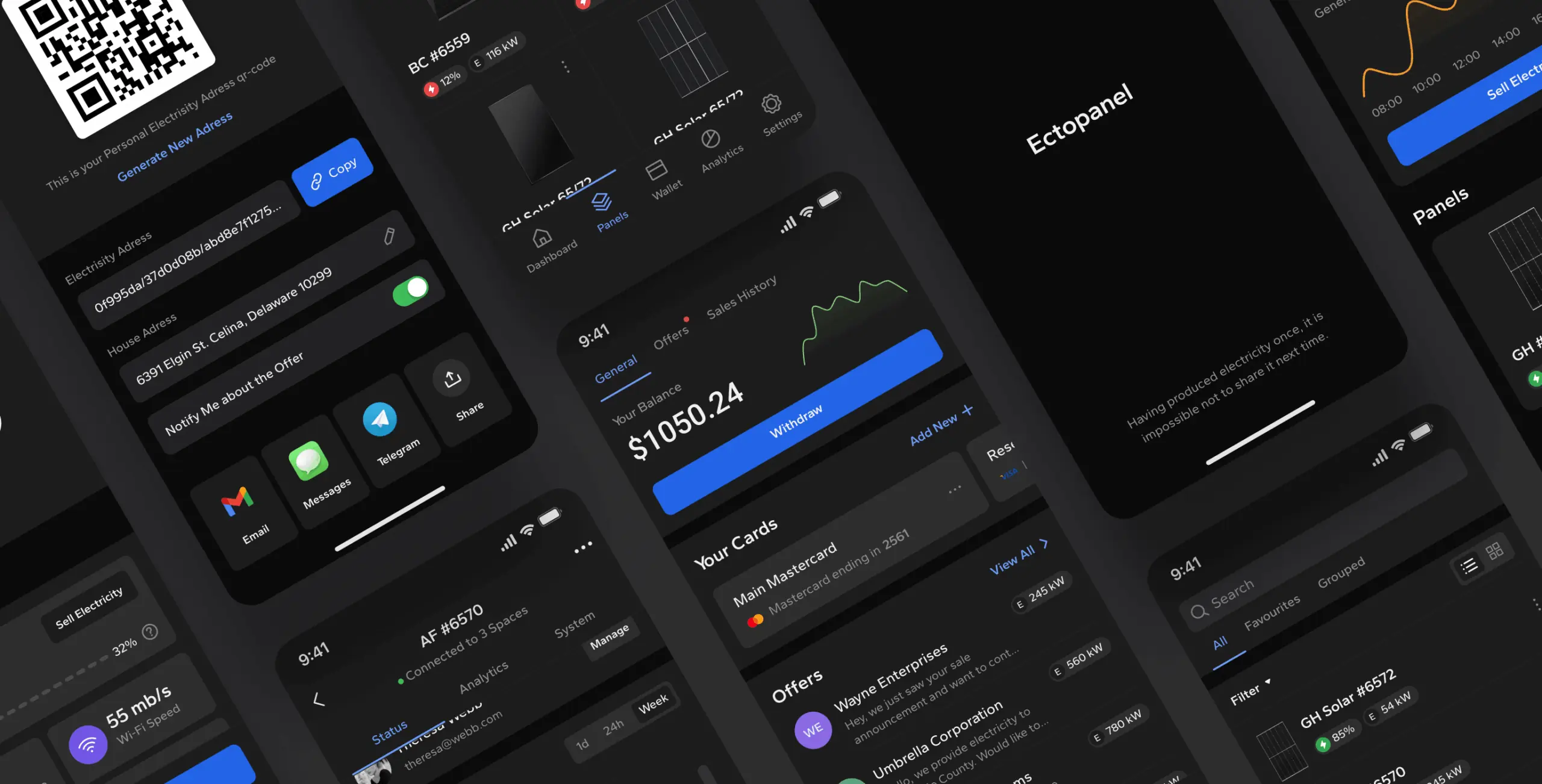 Ectopanel – solar panels control mobile app - Website Development - Photo 1