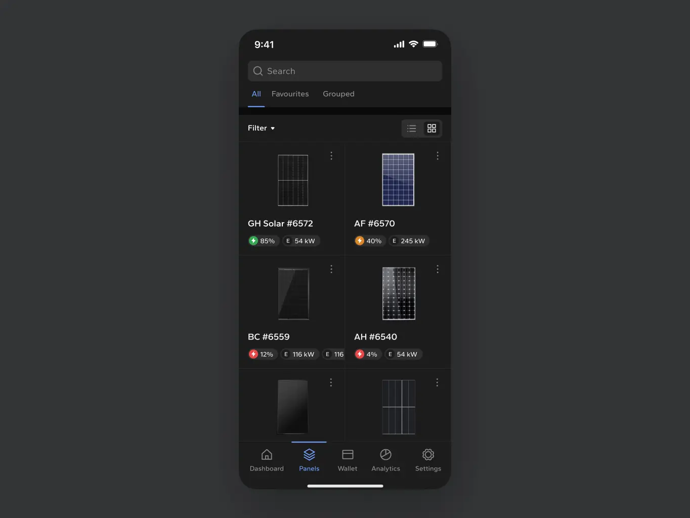 Ectopanel – solar panels control mobile app - Website Development - Photo 2
