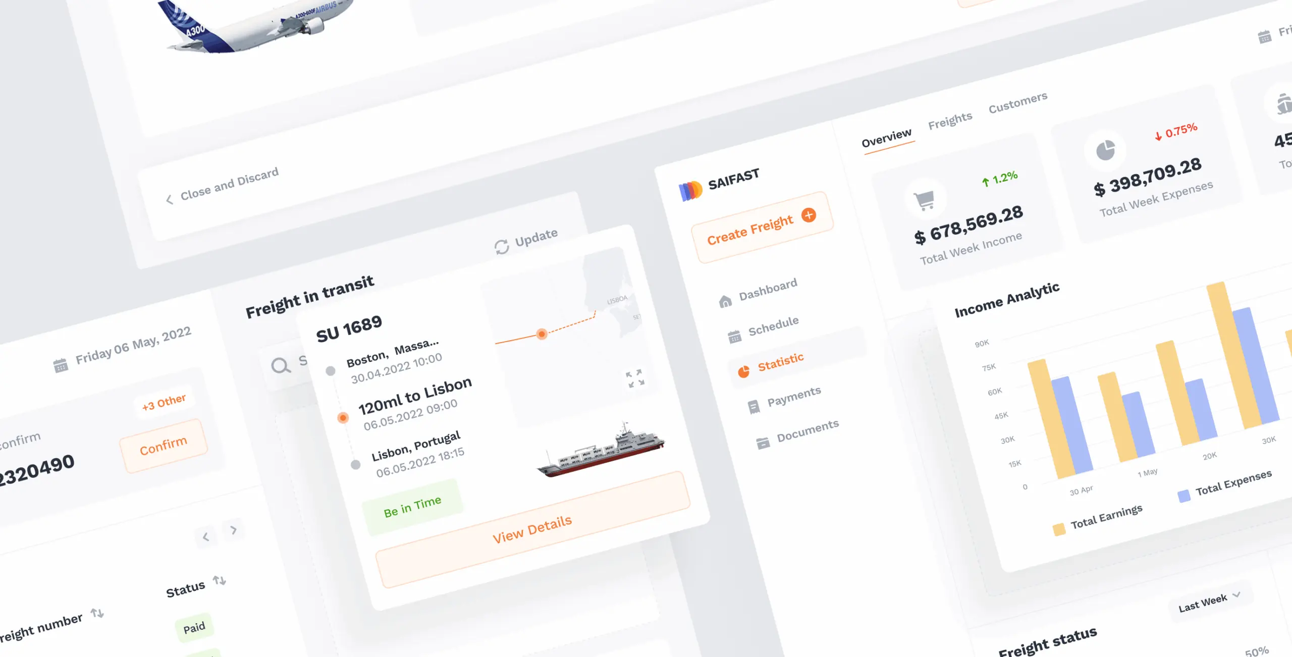 Saifast – logistics web app - Website Development - Photo 1