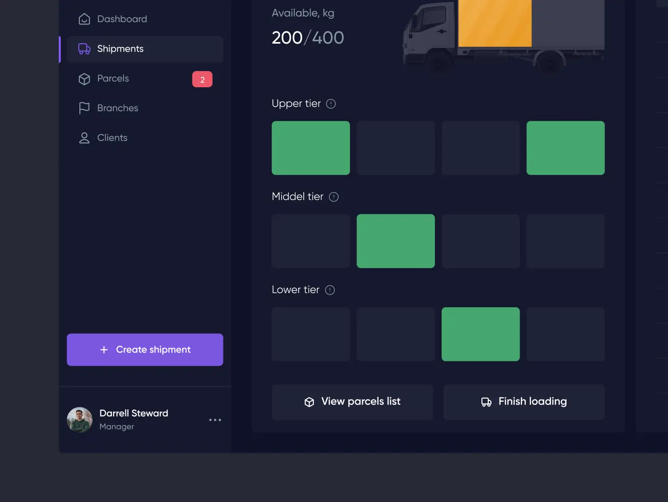 Wayels – courier system dashboard - Website Development - Photo 11