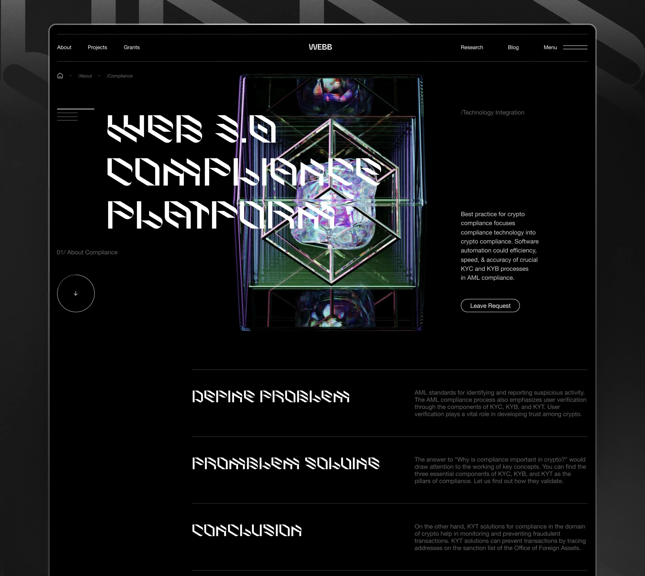 WEBB – web3 community platform - Website Development - Photo 5