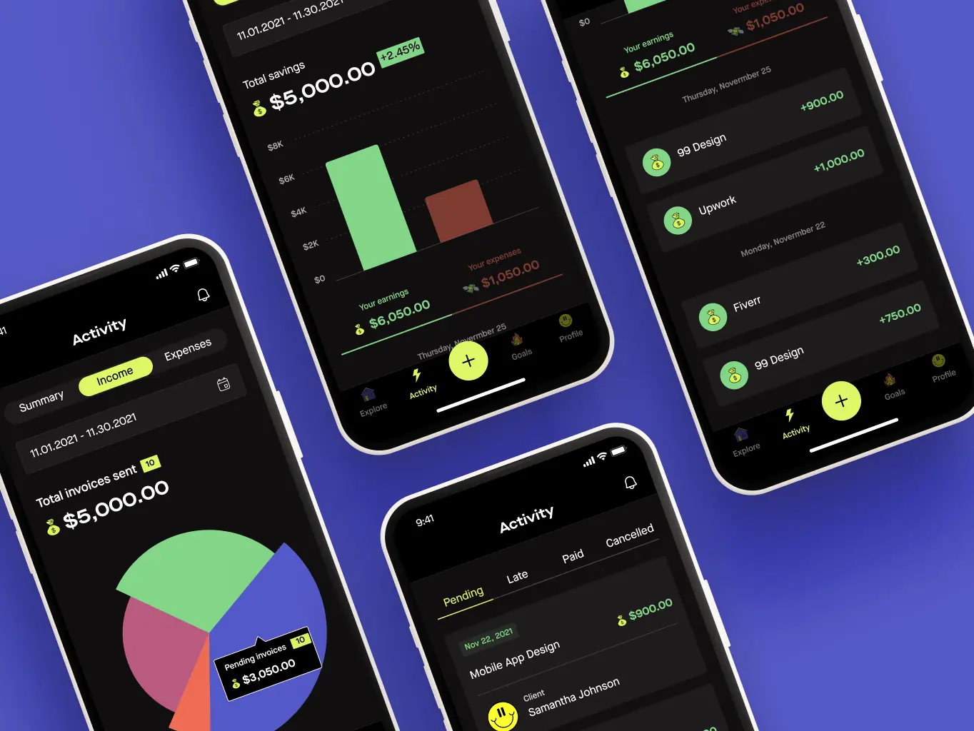 BOOST – income tracker mobile app for freelancers - Website Development - Photo 4