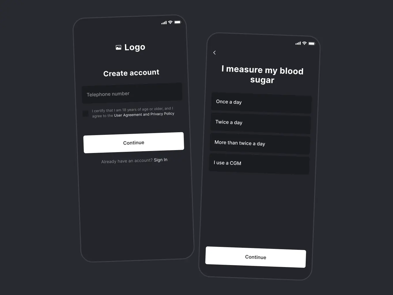 Glume – healthcare mobile app for diabetics - Website Development - Photo 7