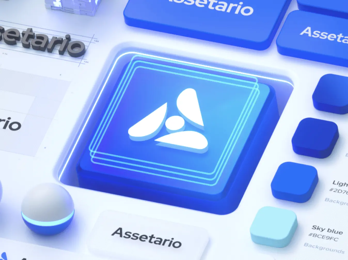 Assetario – branding for the SaaS platform - image cover