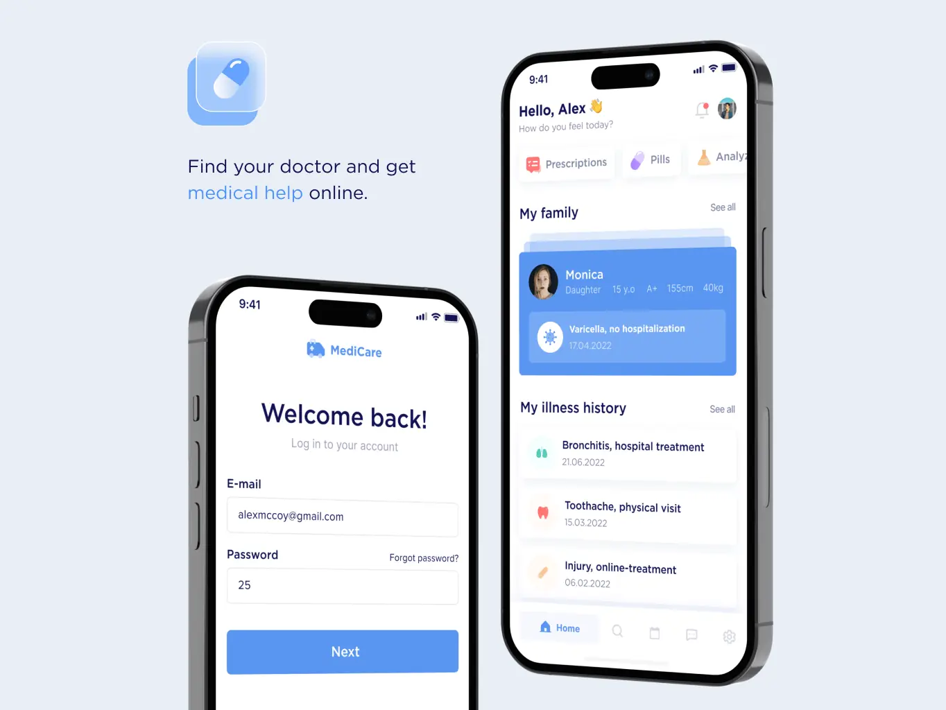 Medicare – digital doctor mobile app - Website Development - Photo 5