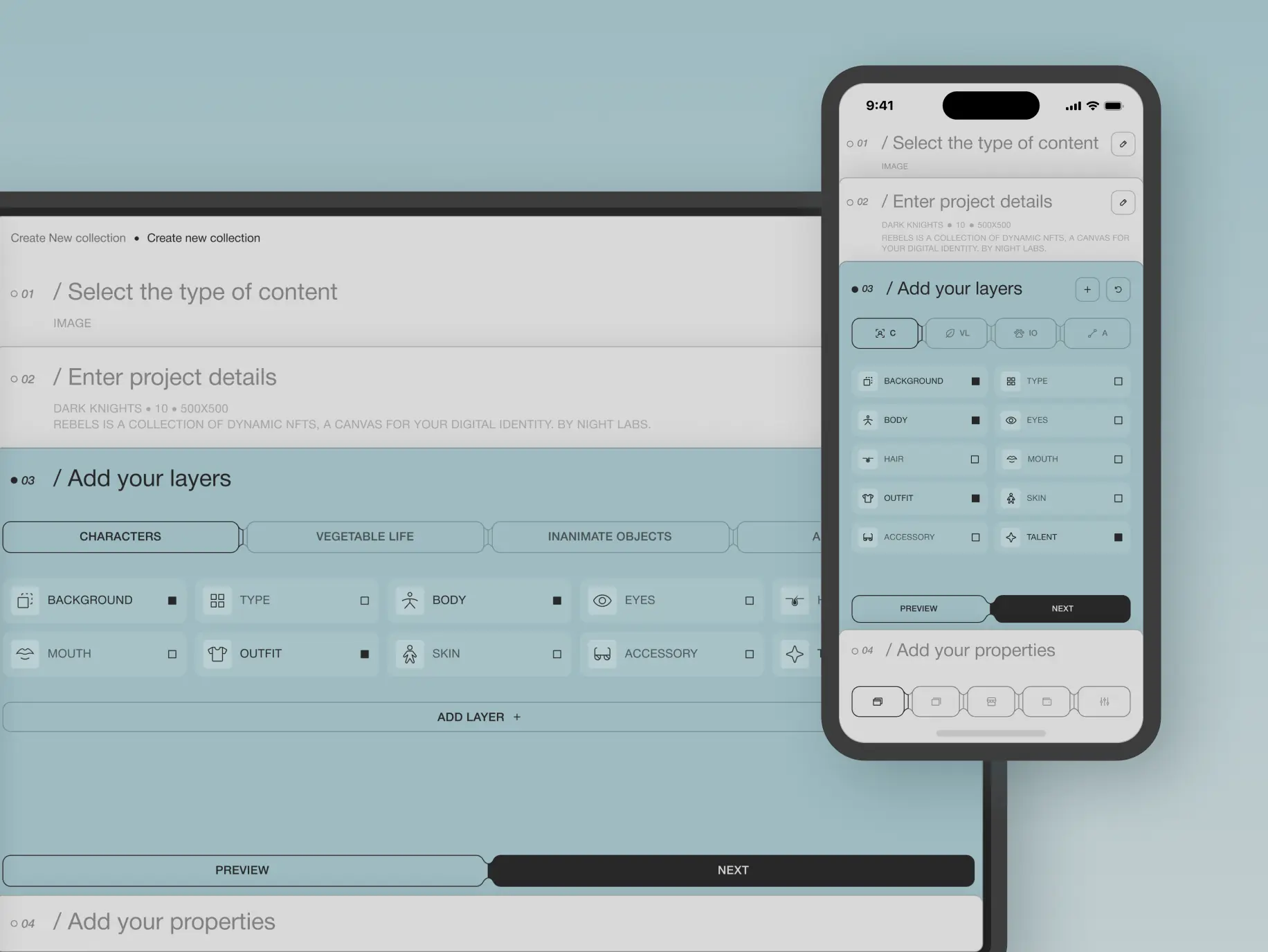 JoCreate – application for creating NFT collections - Website Development - Photo 17