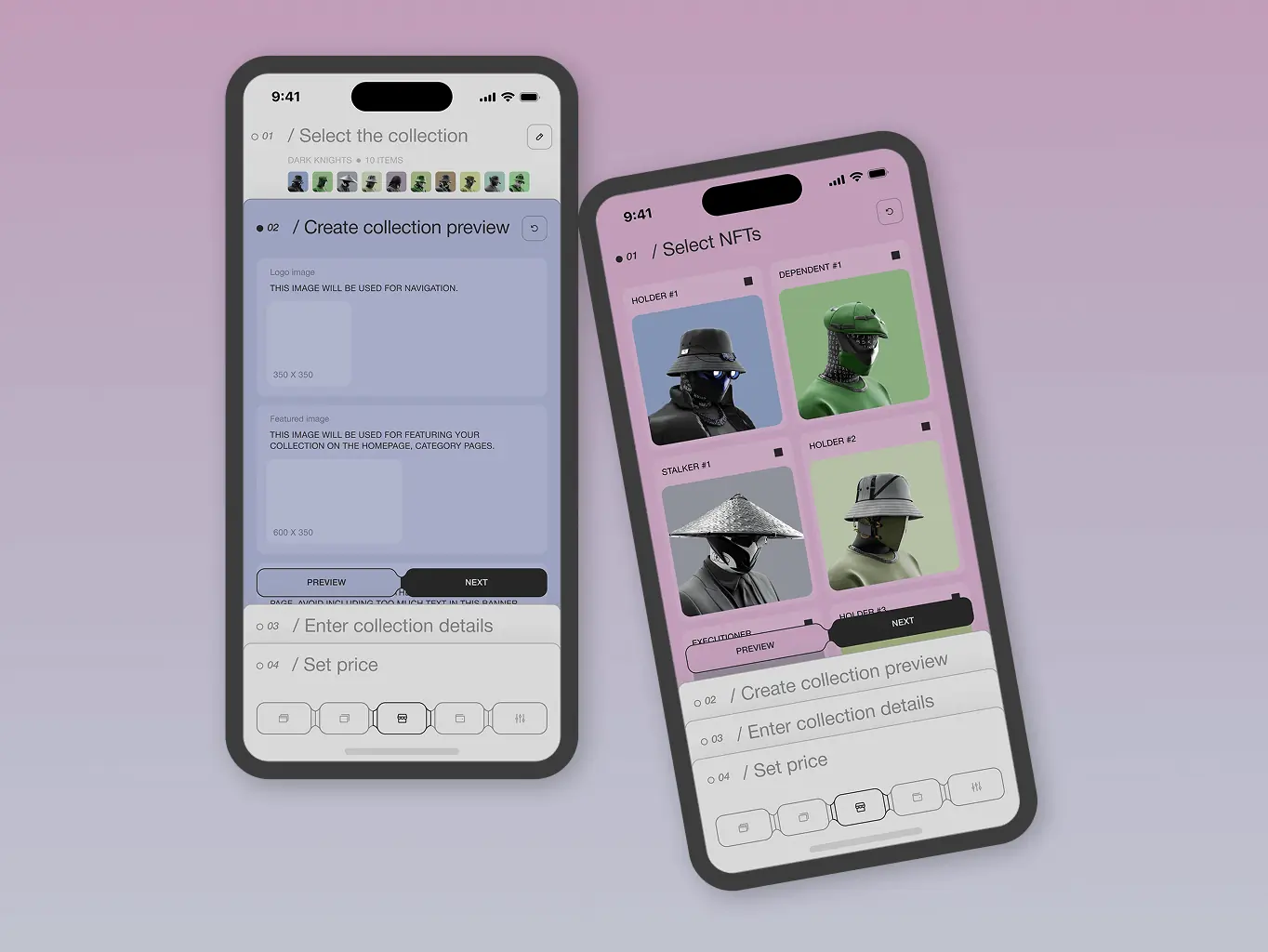 JoCreate – application for creating NFT collections - Website Development - Photo 27