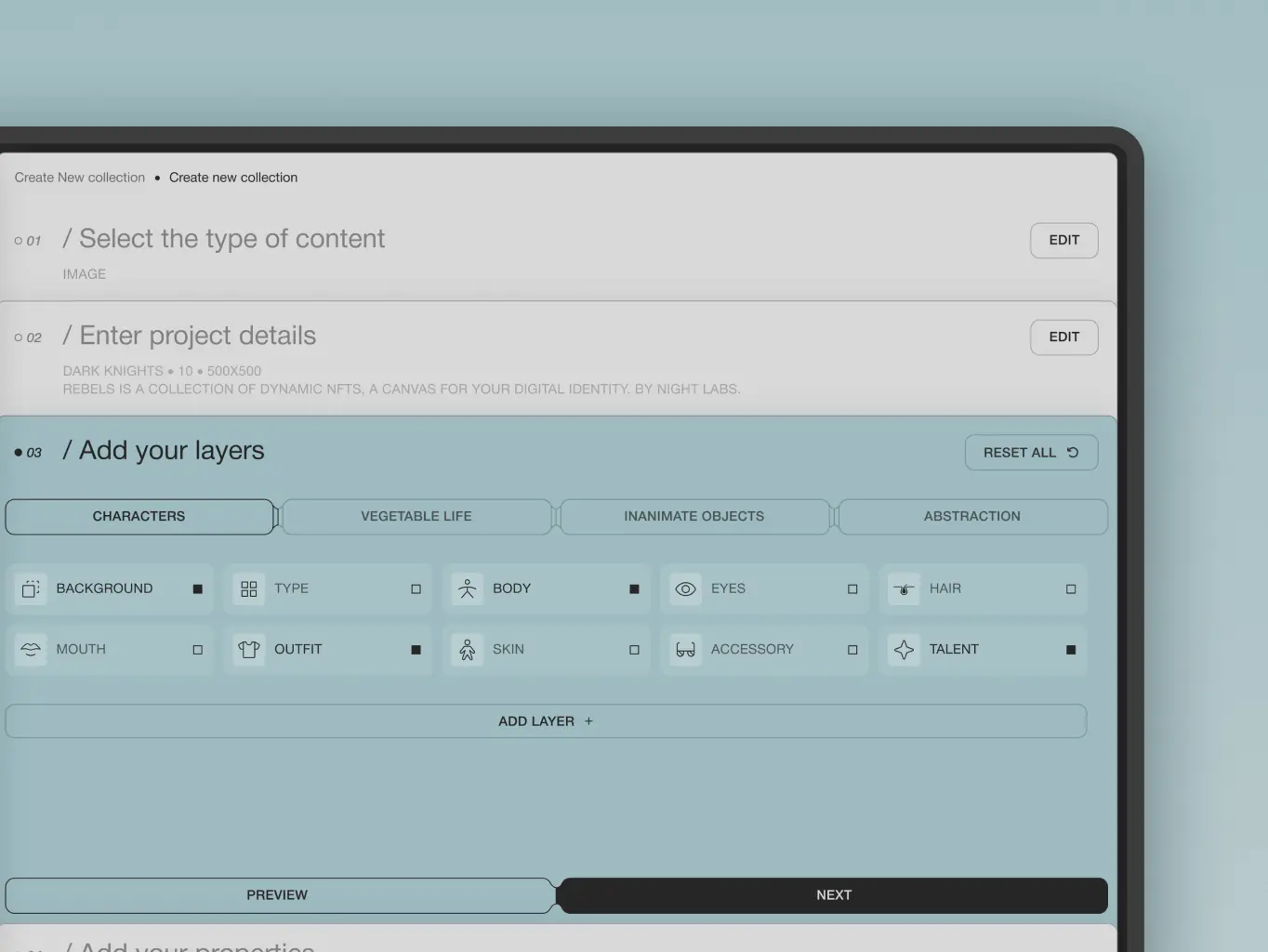 JoCreate – application for creating NFT collections - Website Development - Photo 4