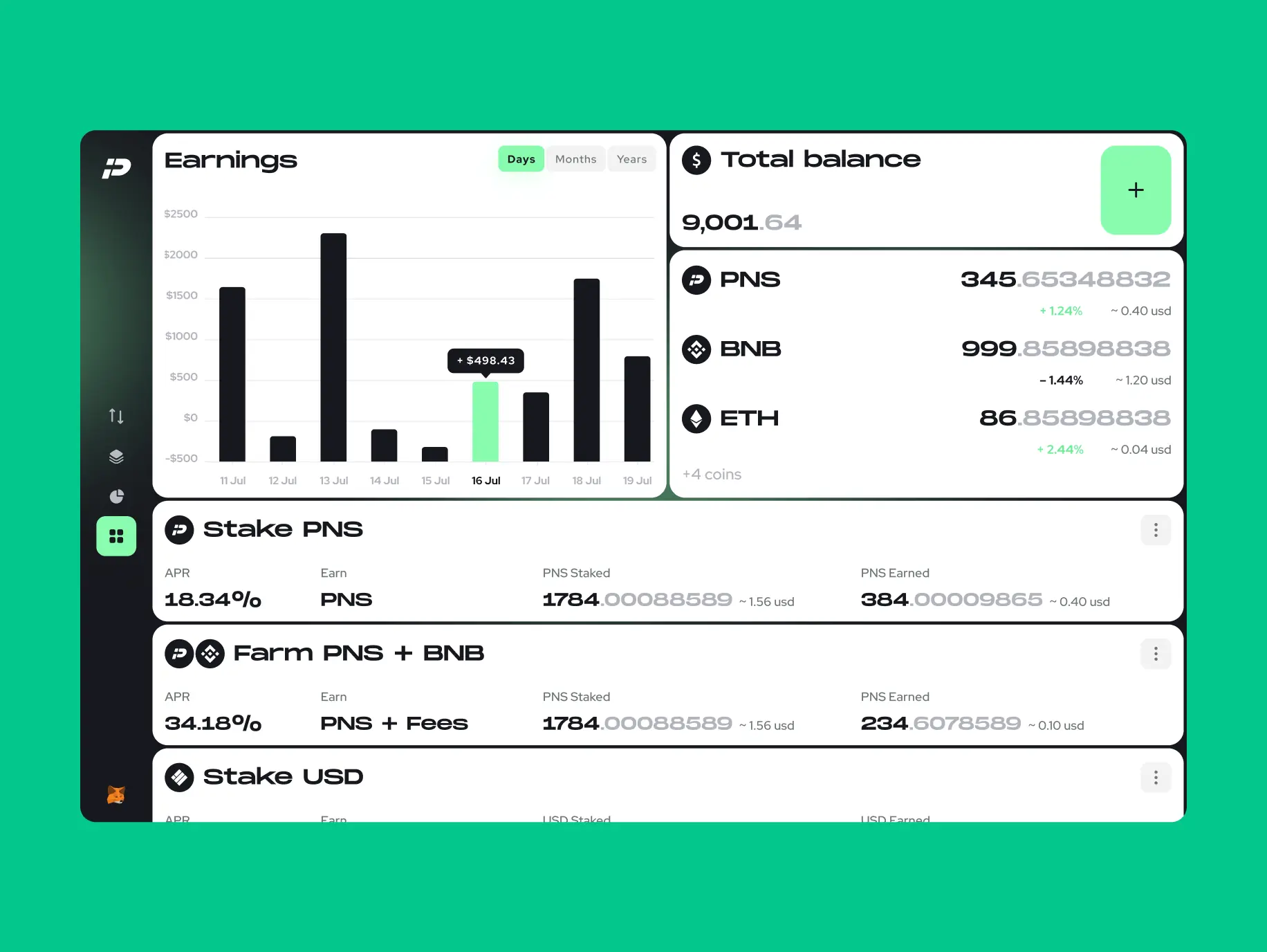 PNSwap – token exchange platform - Website Development - Photo 15