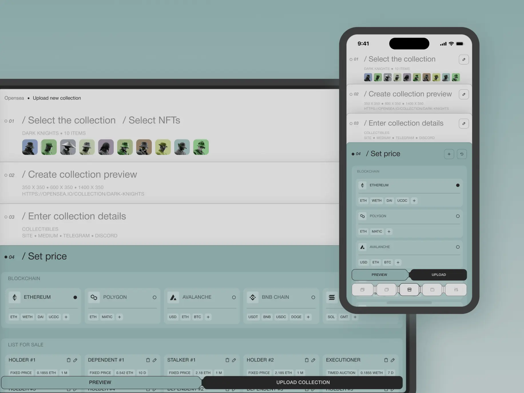 JoCreate – application for creating NFT collections - Website Development - Photo 19