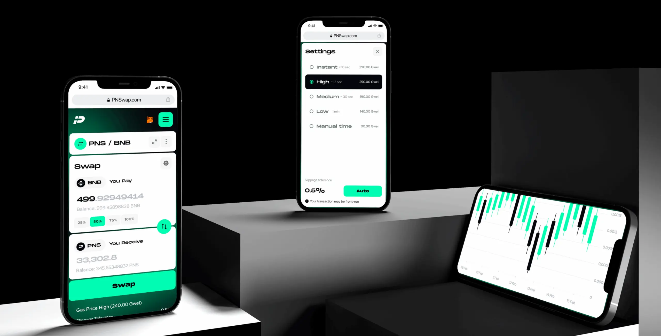 PNSwap – token exchange platform - Website Development - Photo 21