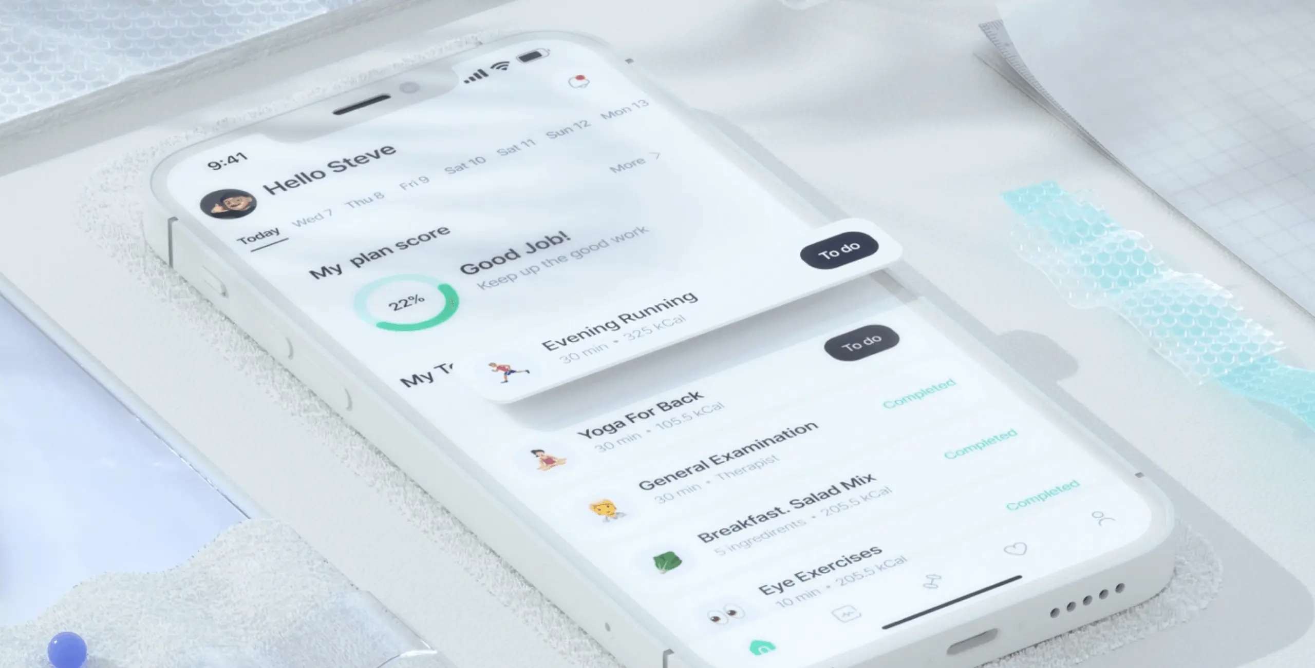 Healher – an app with personalized health plans - Website Development - Photo 1