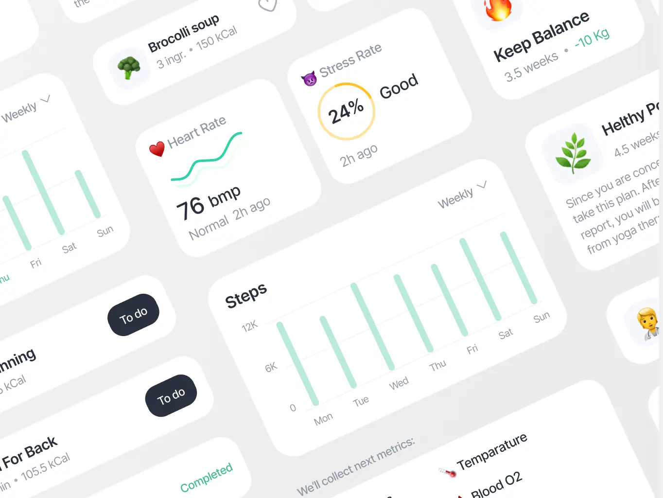 Healher – an app with personalized health plans - Website Development - Photo 3