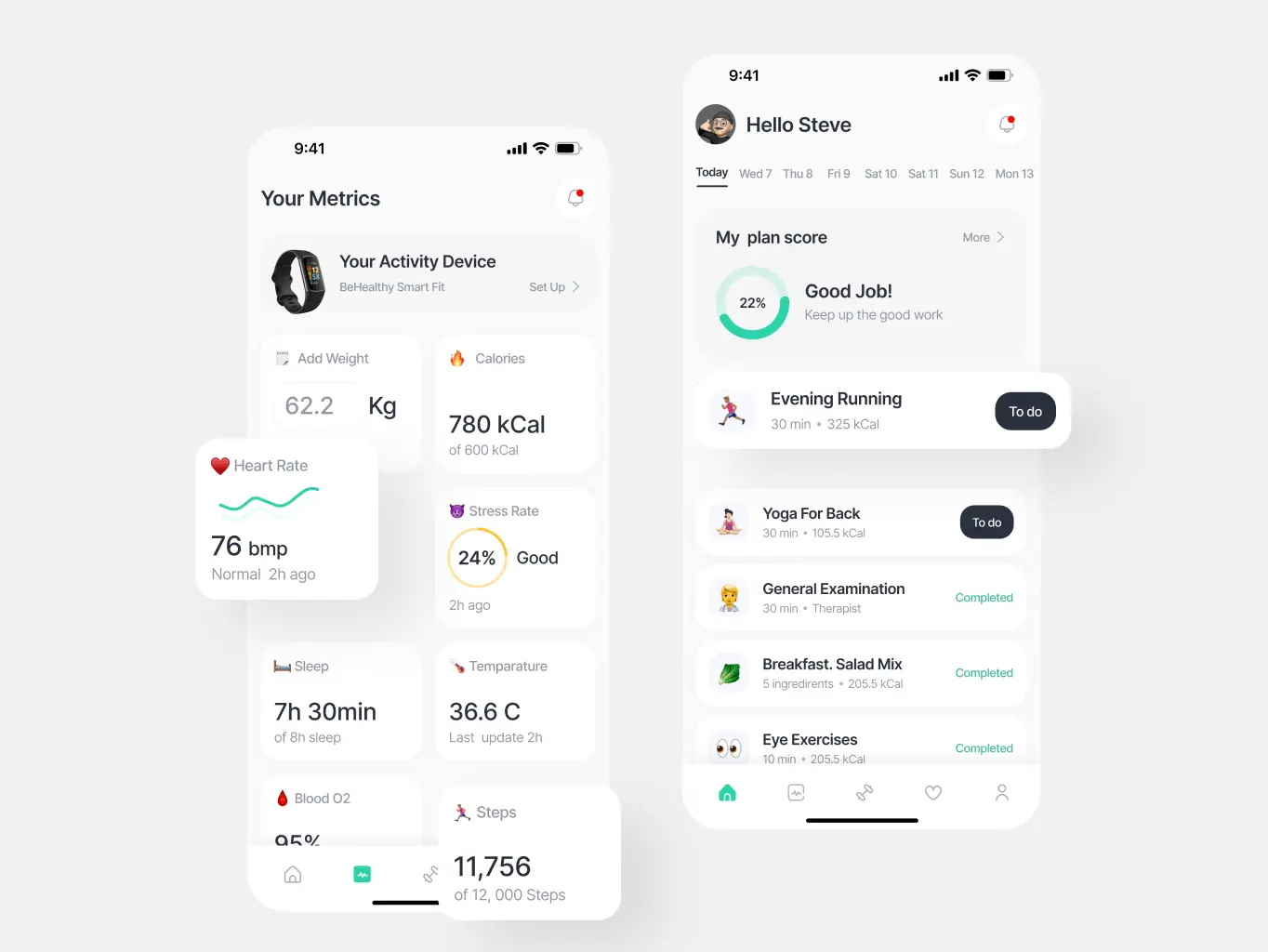 Healher – an app with personalized health plans - Website Development - Photo 5