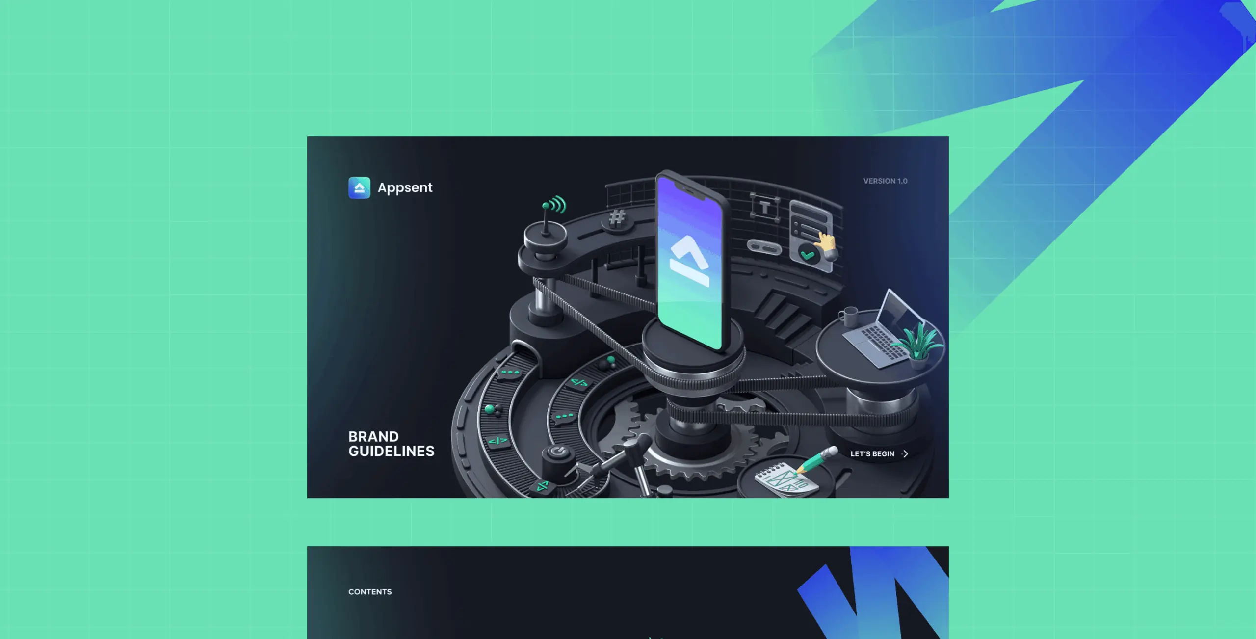 Appsent – branding for the application developers company - Website Development - Photo 16