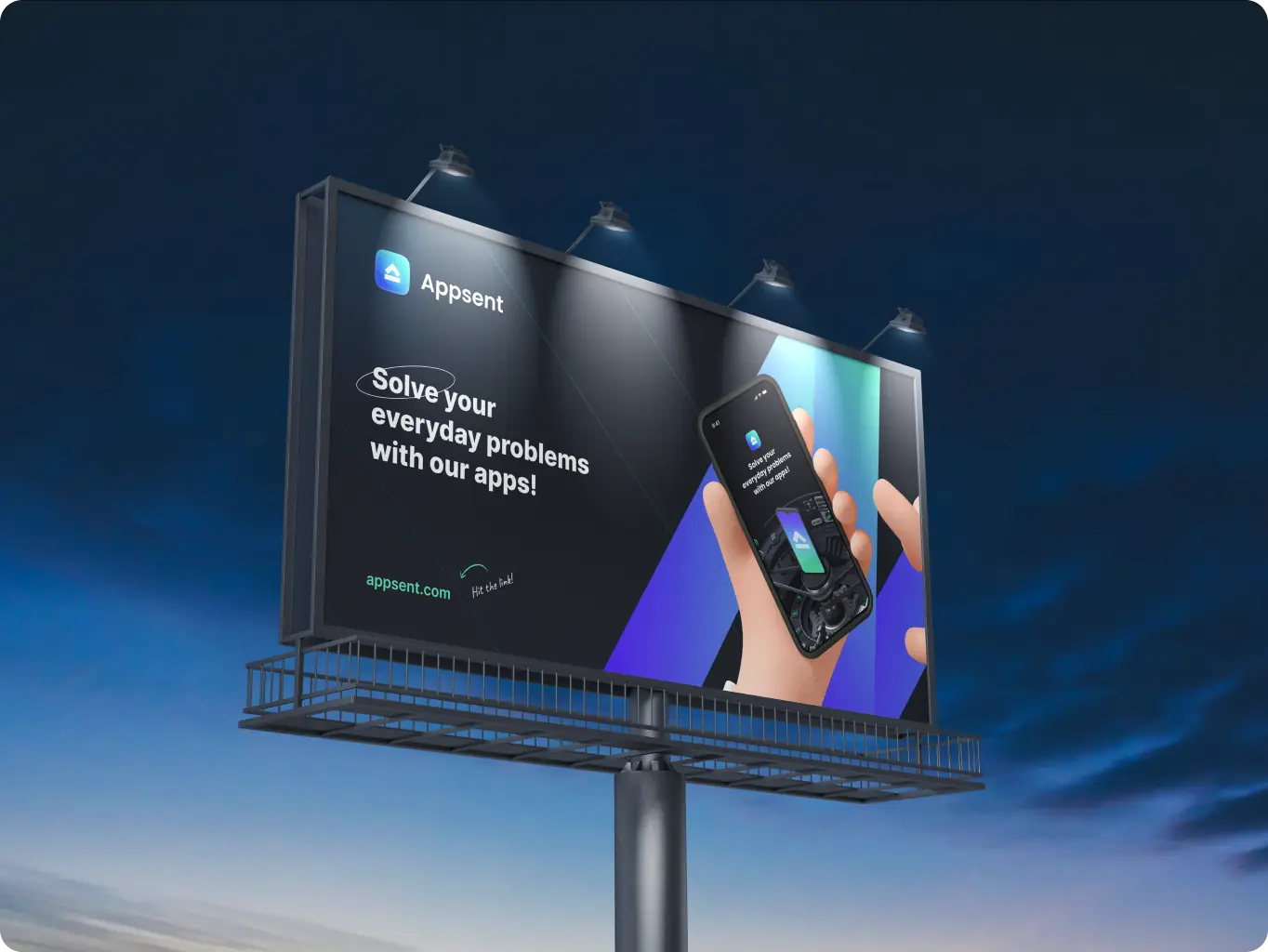 Appsent – branding for the application developers company - Website Development - Photo 12
