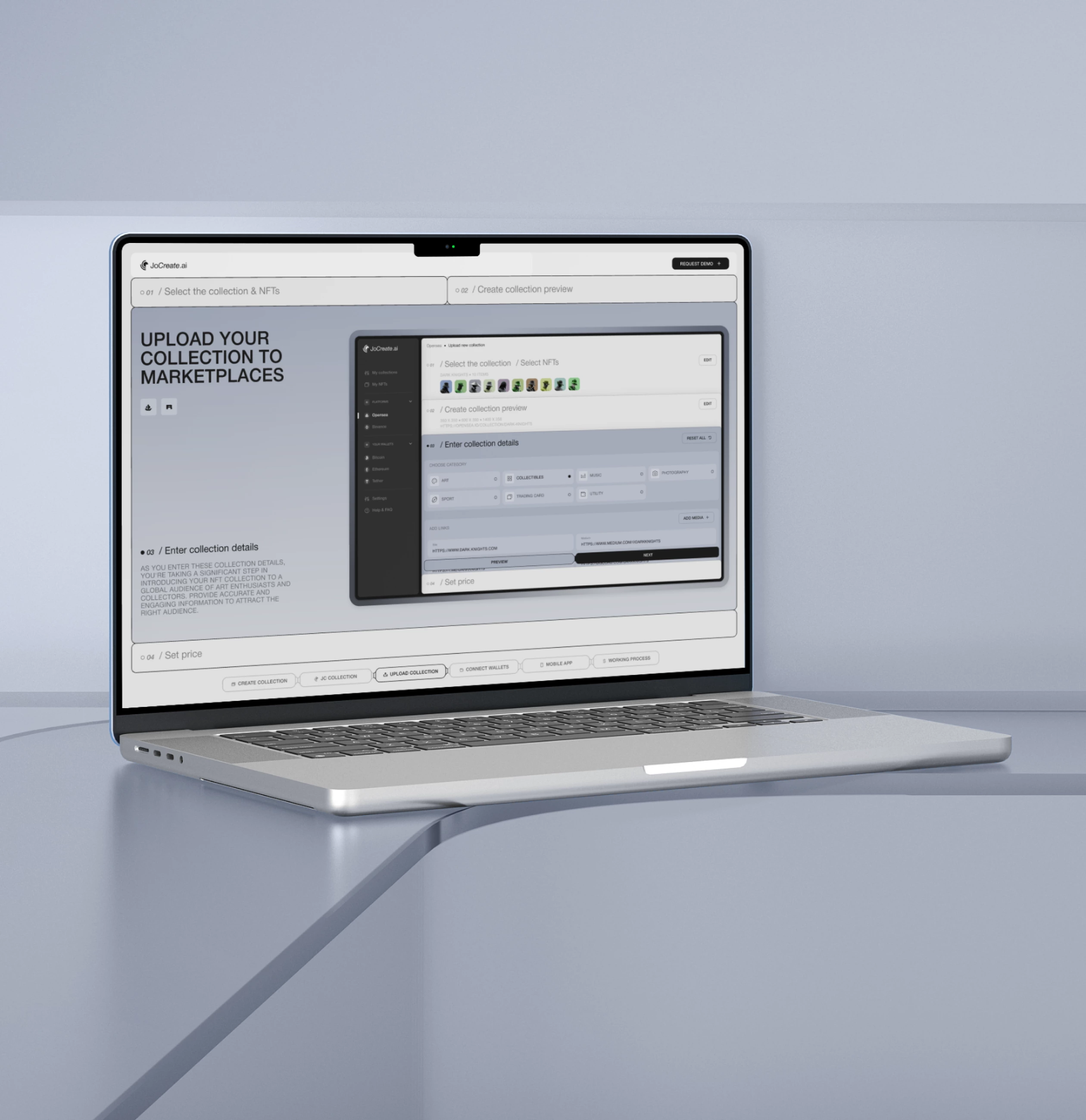 JoCreate – promo website for web app - Website Development - Photo 11