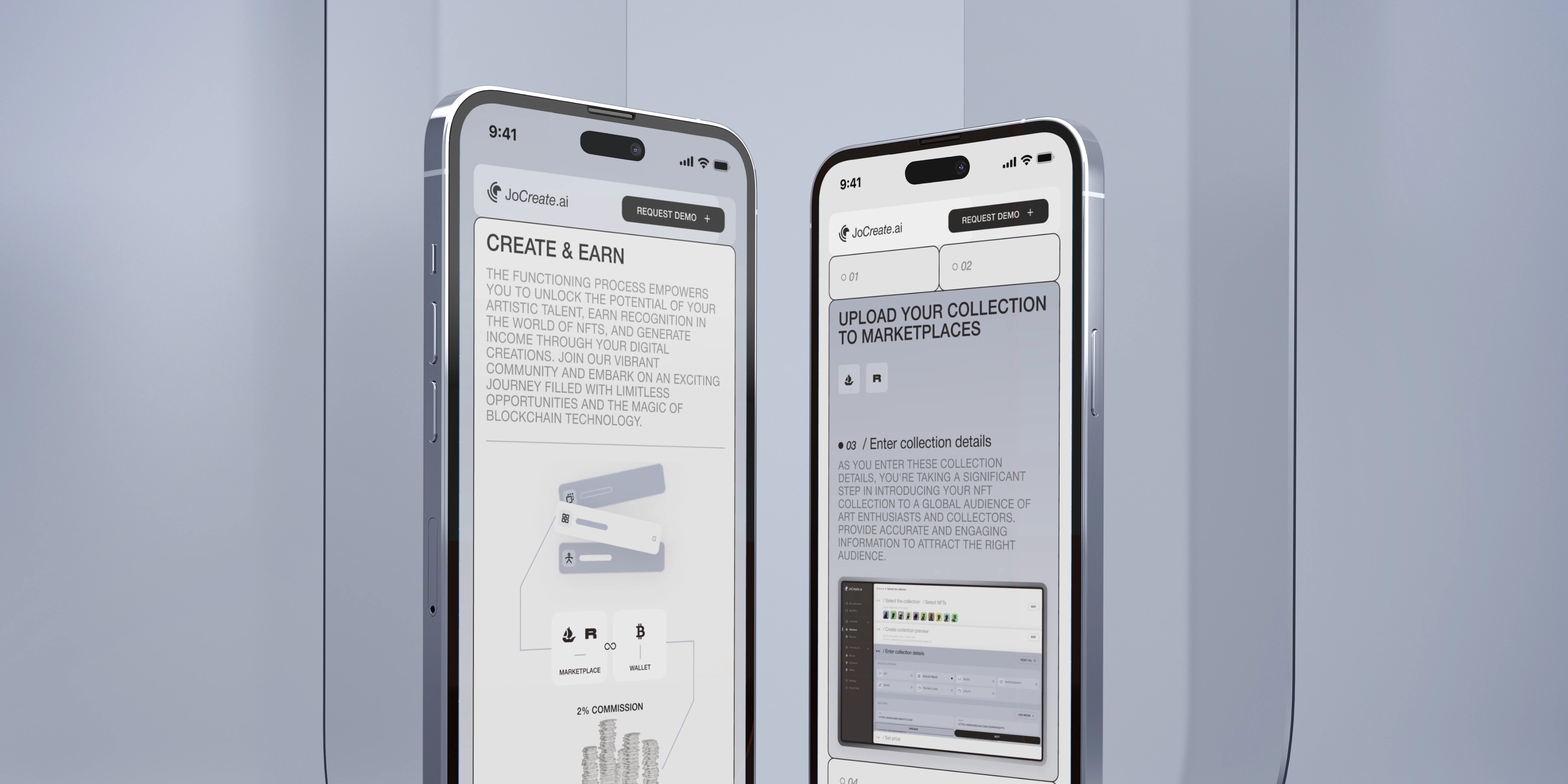 JoCreate – promo website for web app - Website Development - Photo 14
