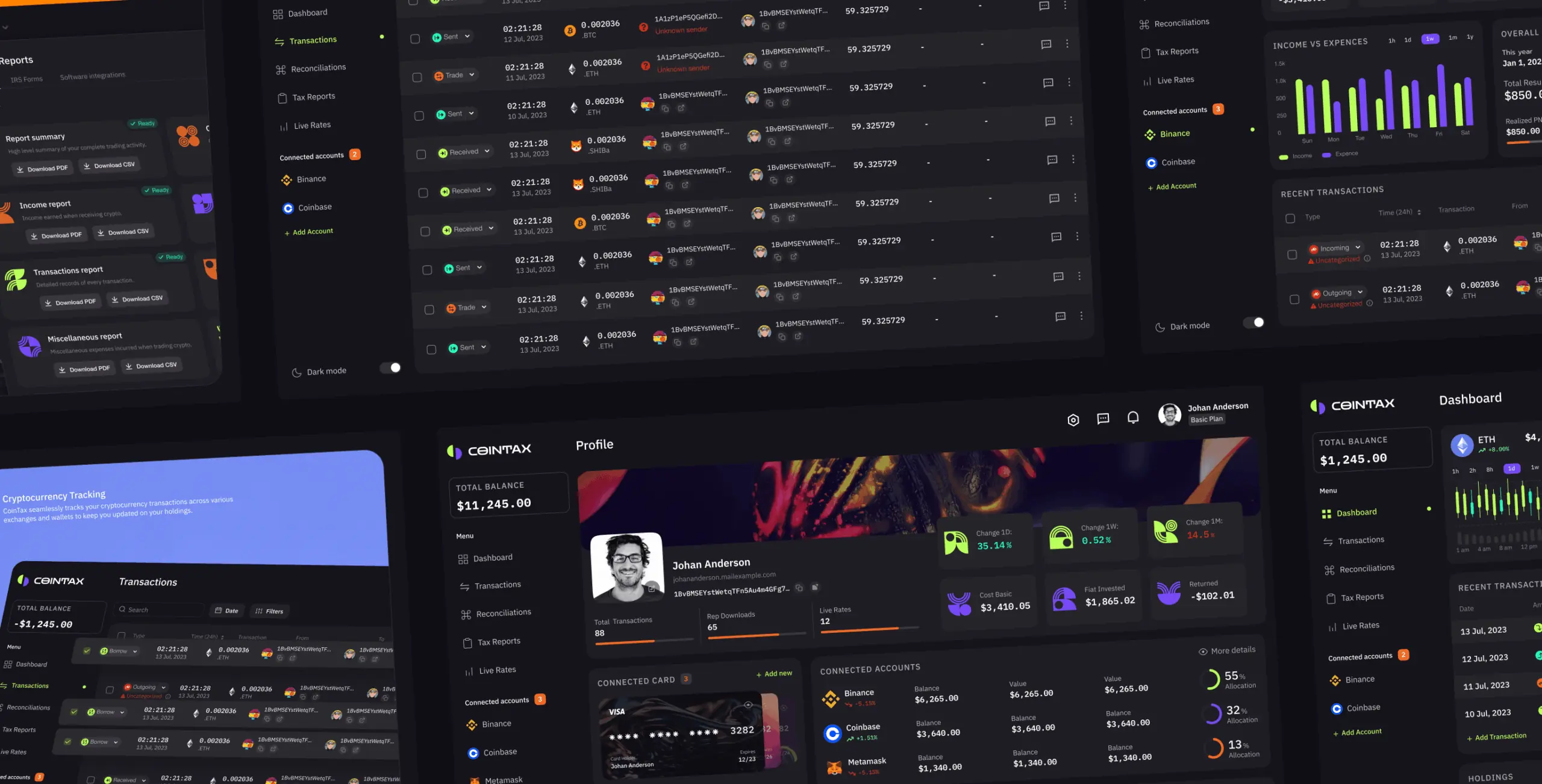 CoinTax – crypto tax reporting tool - Website Development - Photo 11