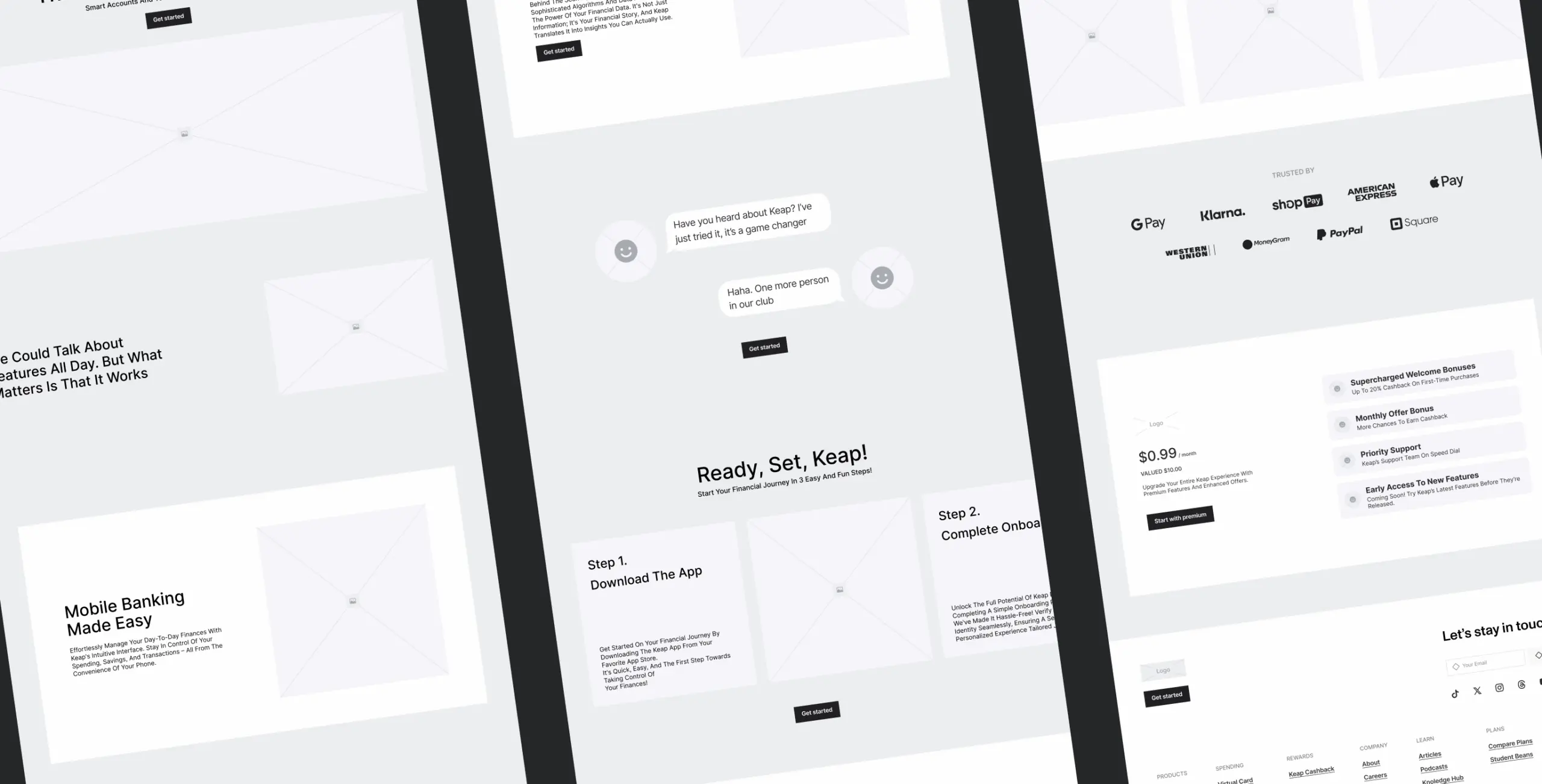 Keap – promo website for budgeting mobile app - Website Development - Photo 7