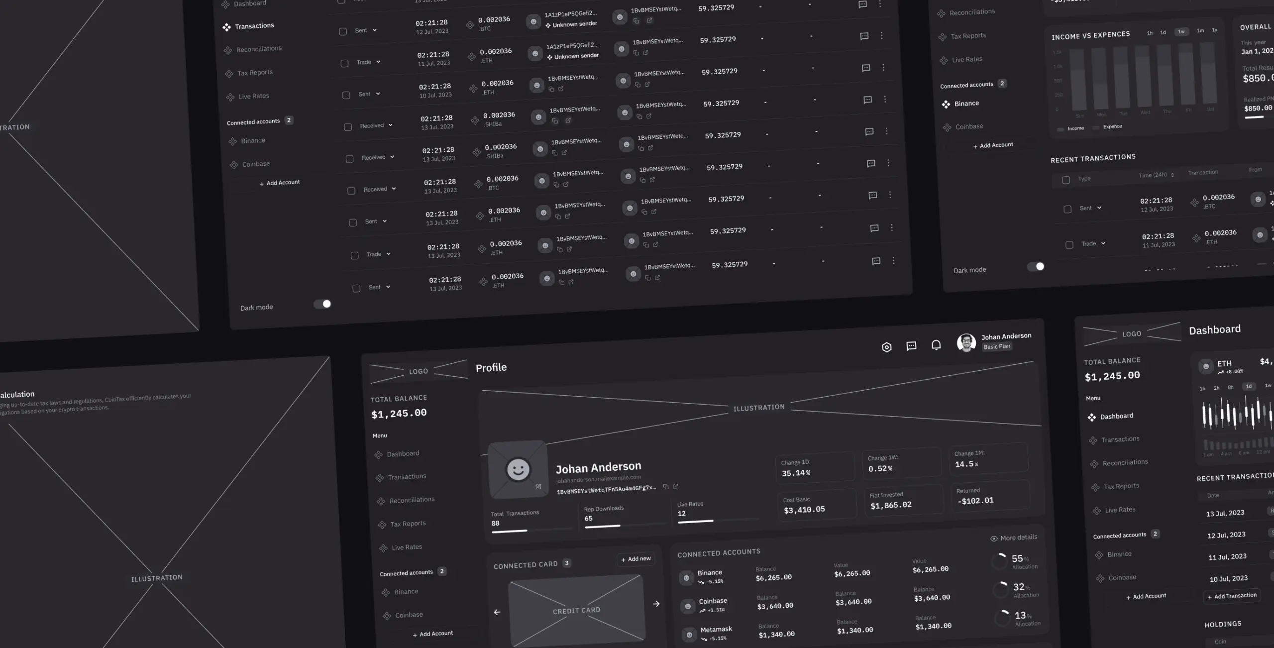 CoinTax – crypto tax reporting tool - Website Development - Photo 10