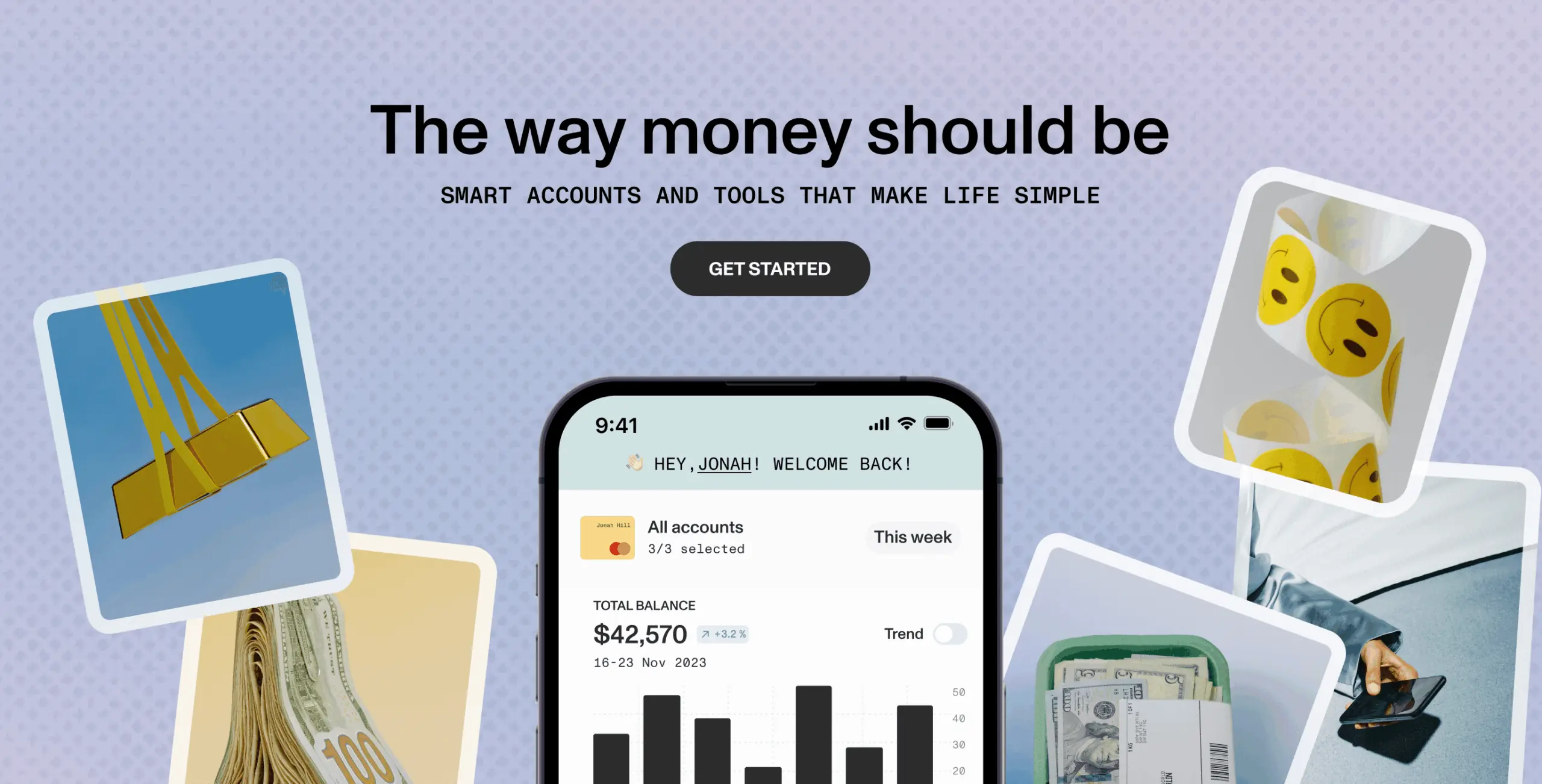 Keap – promo website for budgeting mobile app - Website Development - Photo 1