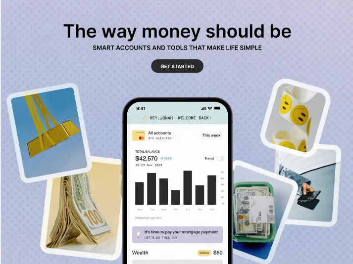 Keap – promo website for budgeting mobile app - image cover