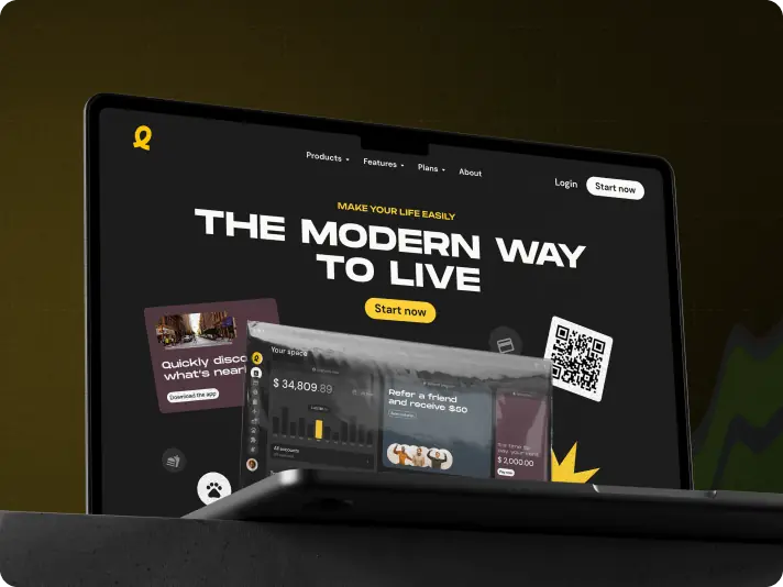Easily – promo website for the super app - image cover