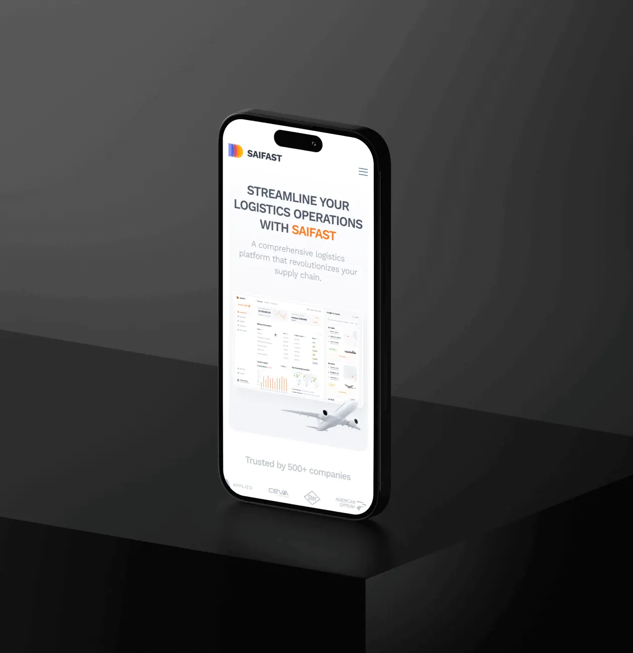 Saifast – promo website for logistics platform - Website Development - Photo 10