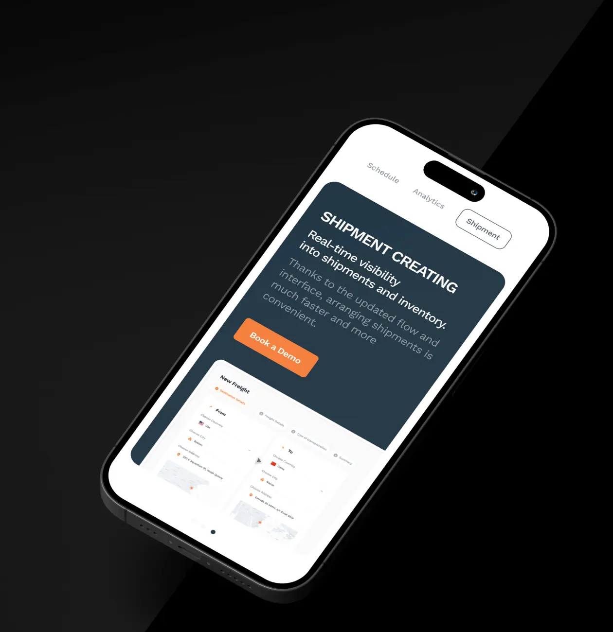 Saifast – promo website for logistics platform - Website Development - Photo 11