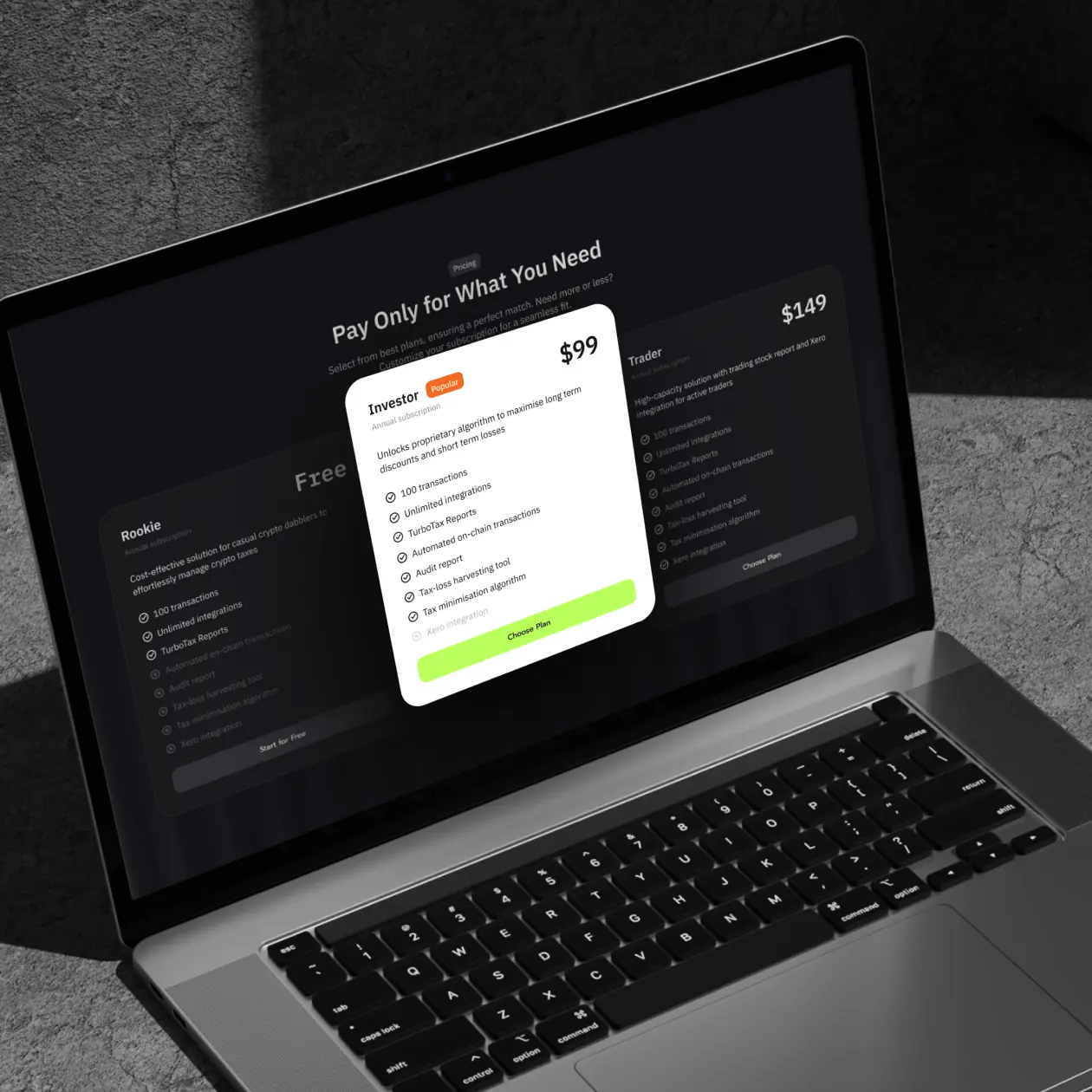 CoinTax – web app promo website - Website Development - Photo 7