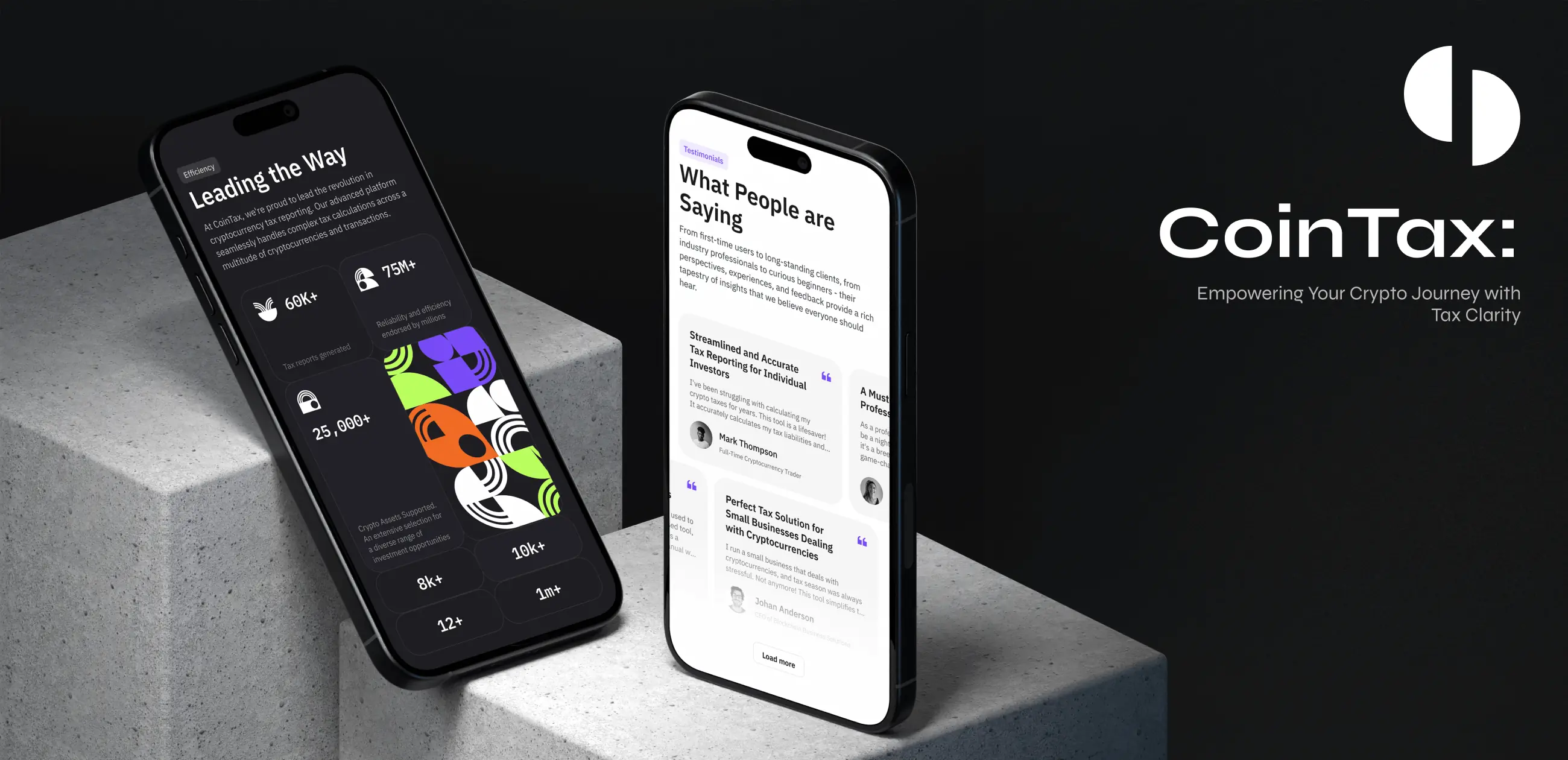 CoinTax – web app promo website - Website Development - Photo 8