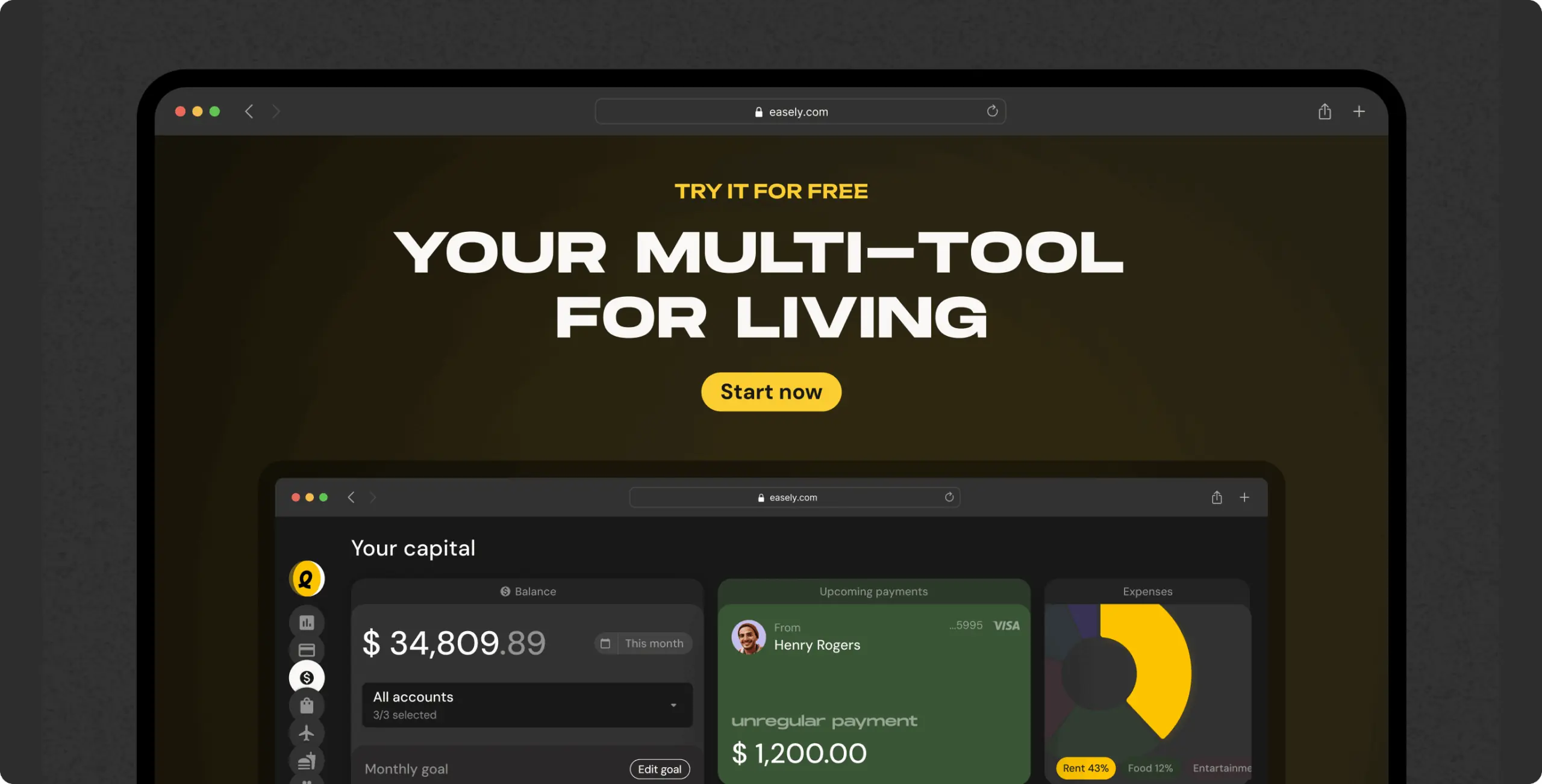 Easily – promo website for the super app - Website Development - Photo 4