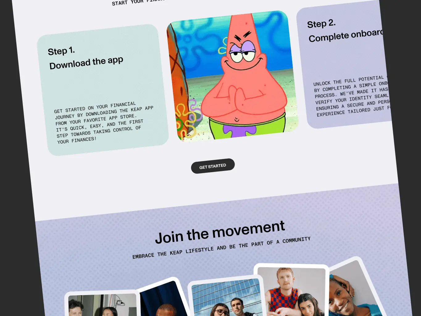 Keap – promo website for budgeting mobile app - Website Development - Photo 4