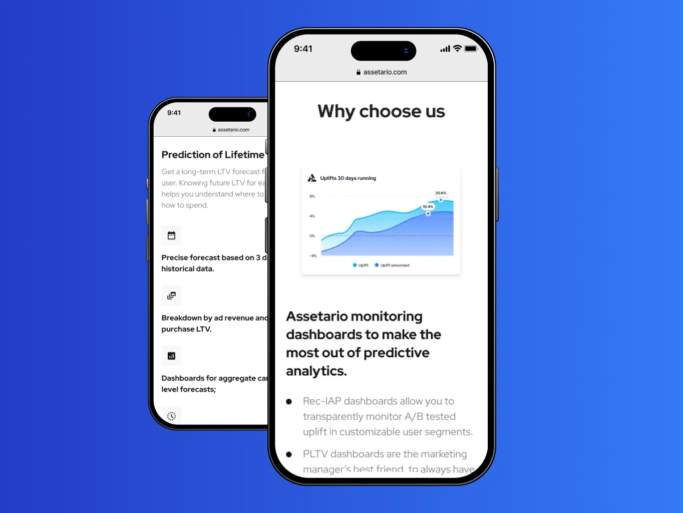 Assetario – website for the best in class platform for app personalization - Website Development - Photo 12